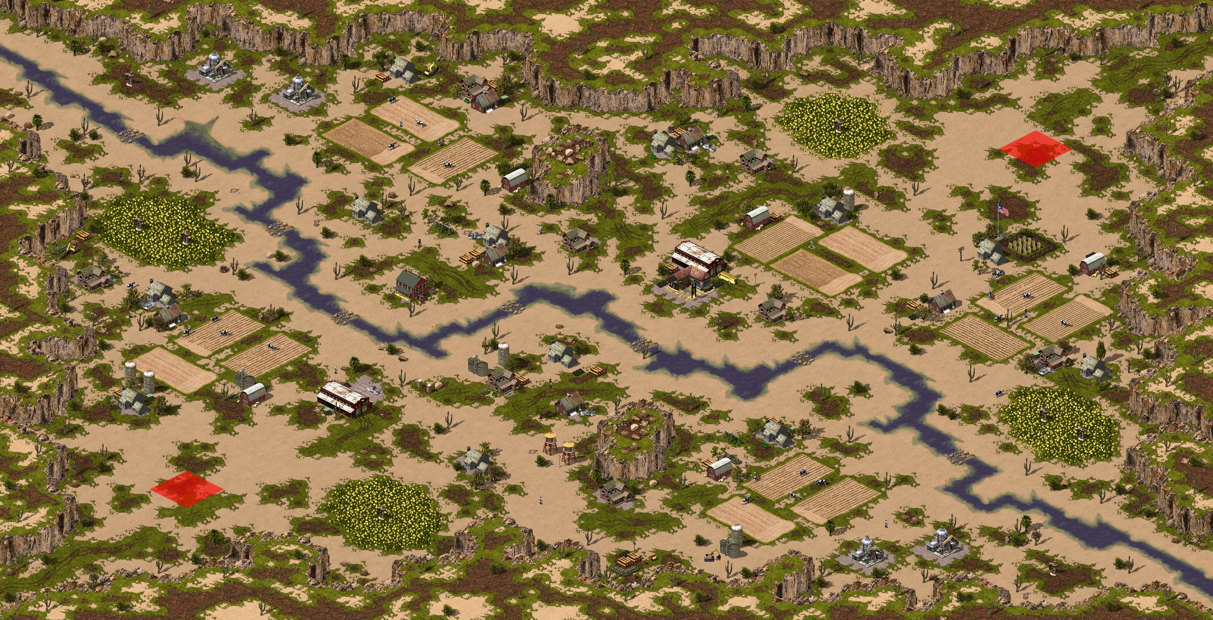 Rendered map: Dustbowl (2)