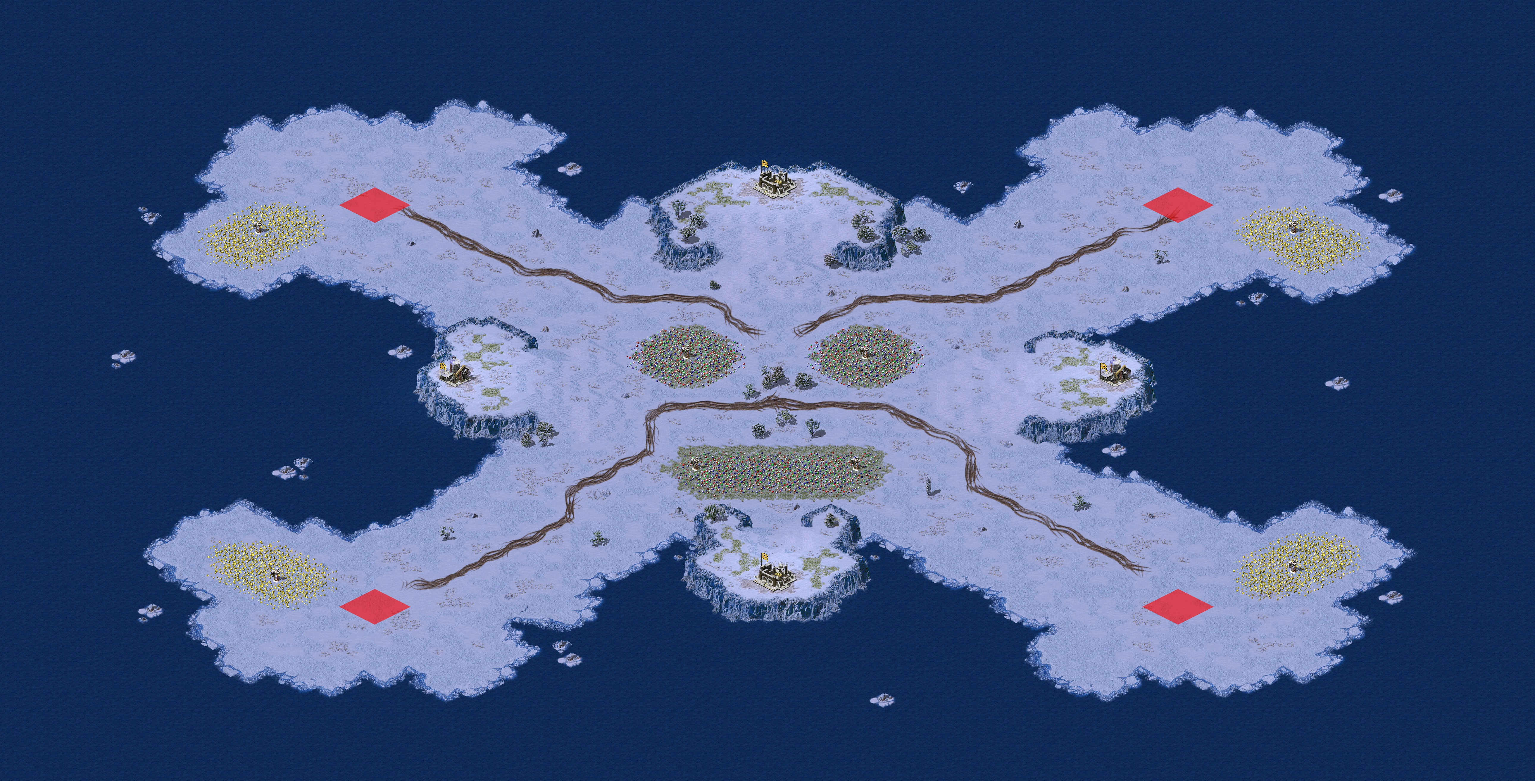 Rendered map: Face Down