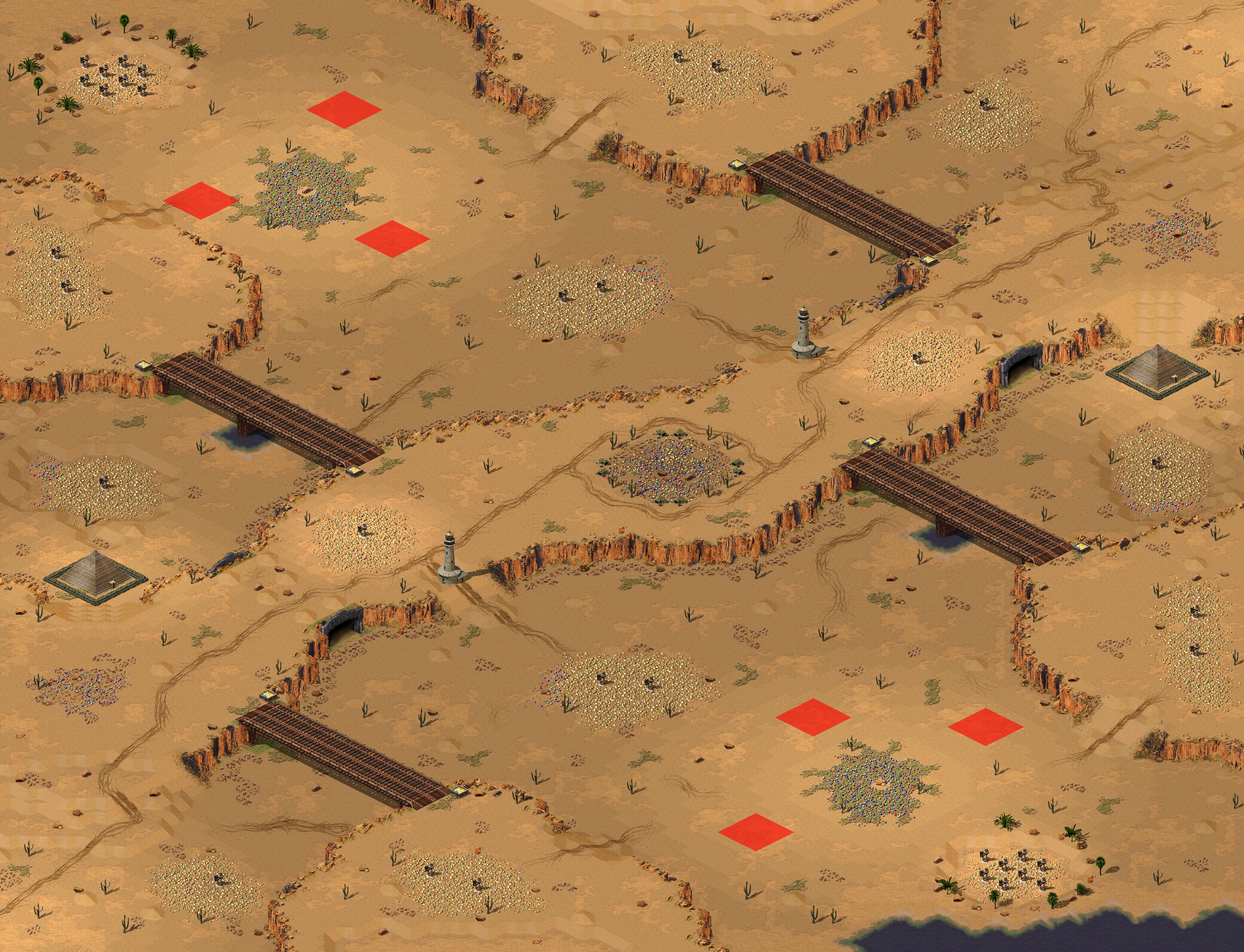 Rendered map: Flaming Cliffs