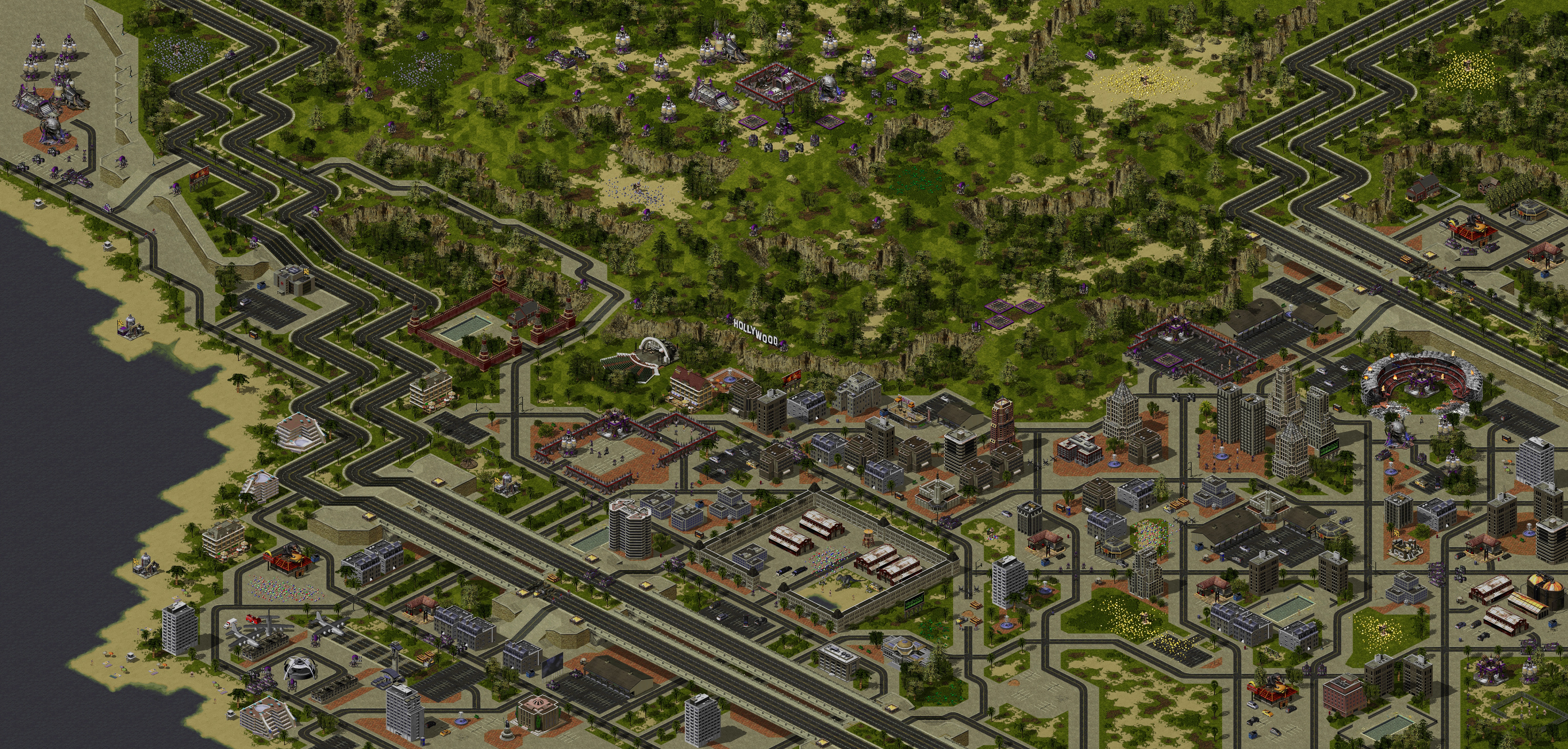 Rendered map: Allied Mission 2: Hollywood and Vain