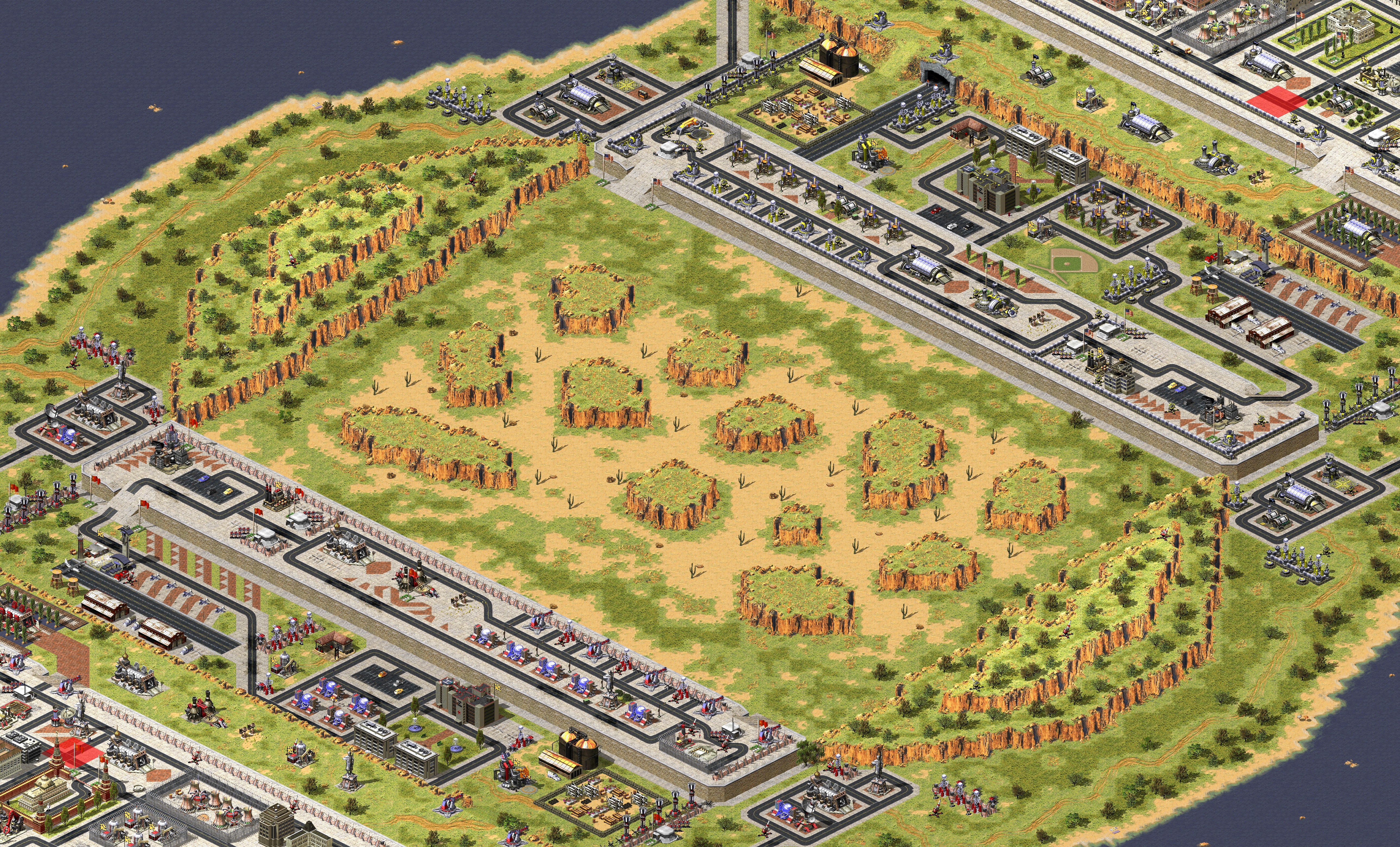 Rendered map: Burning Fest. '03