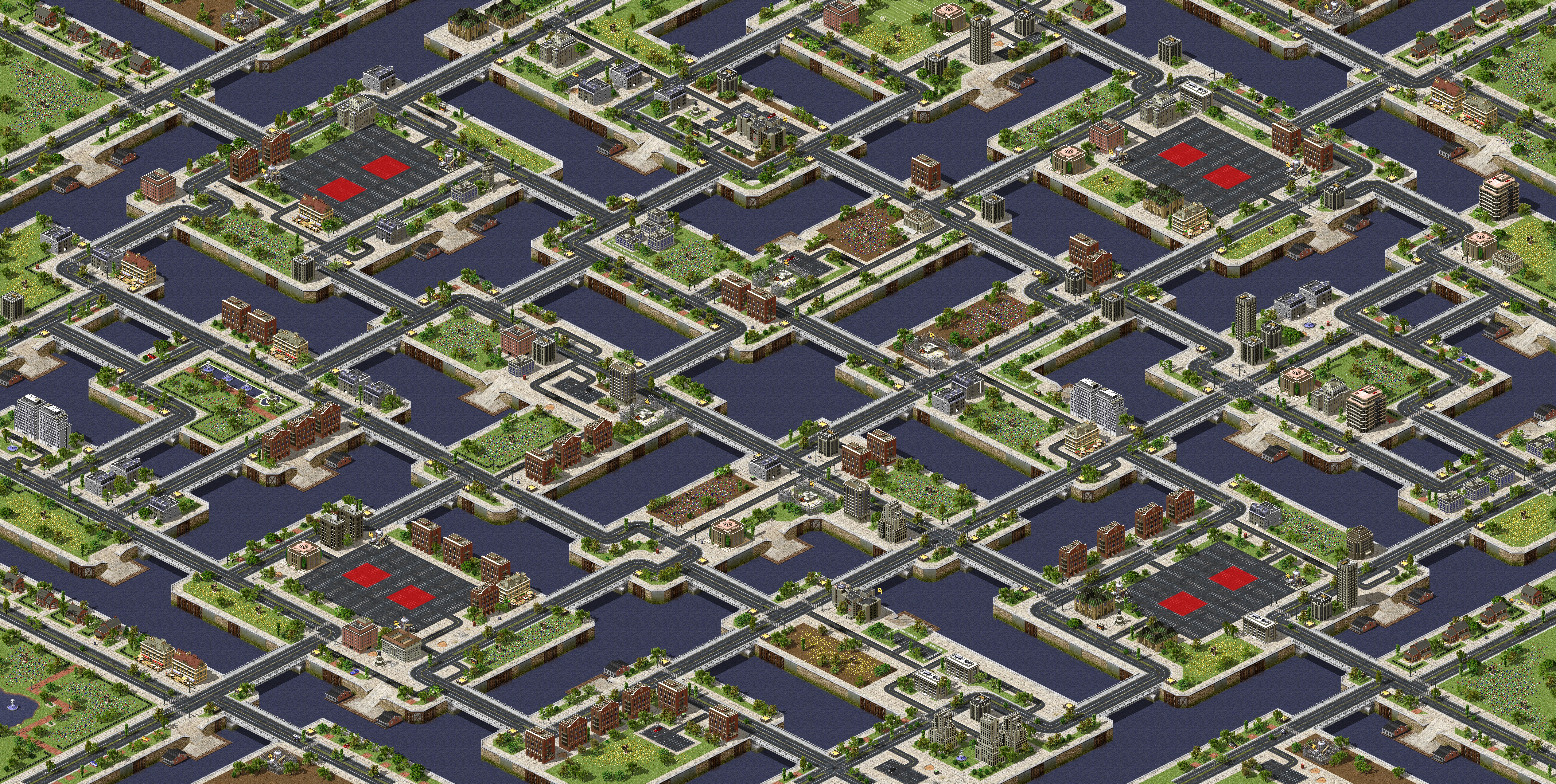 Rendered map: 007 Amsterdam Day After
