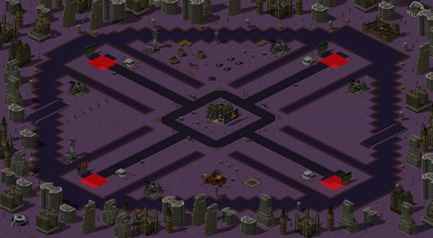 Rendered preview of 4 Player Arena - Port
