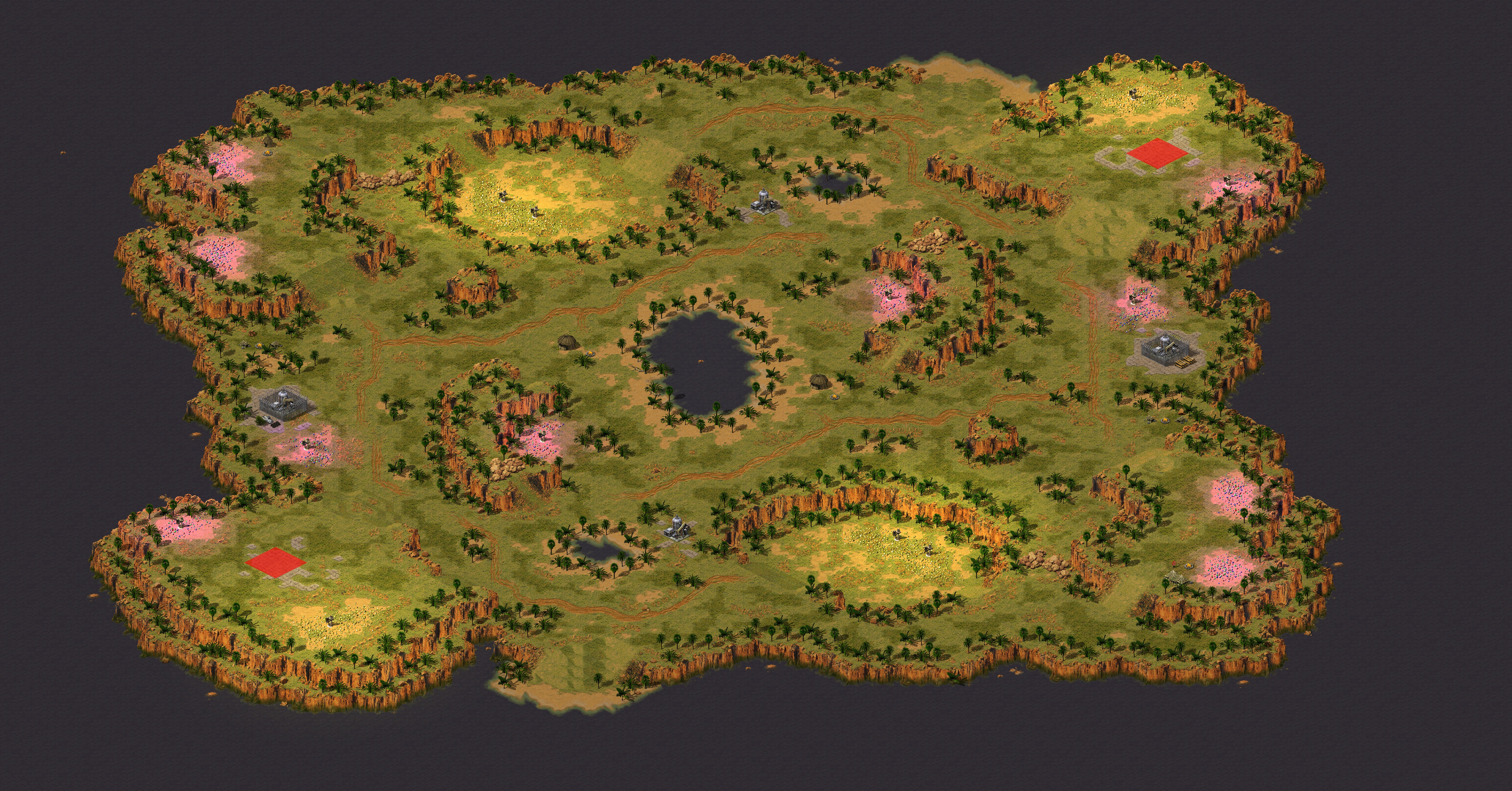 Rendered map: Oasis Trouble