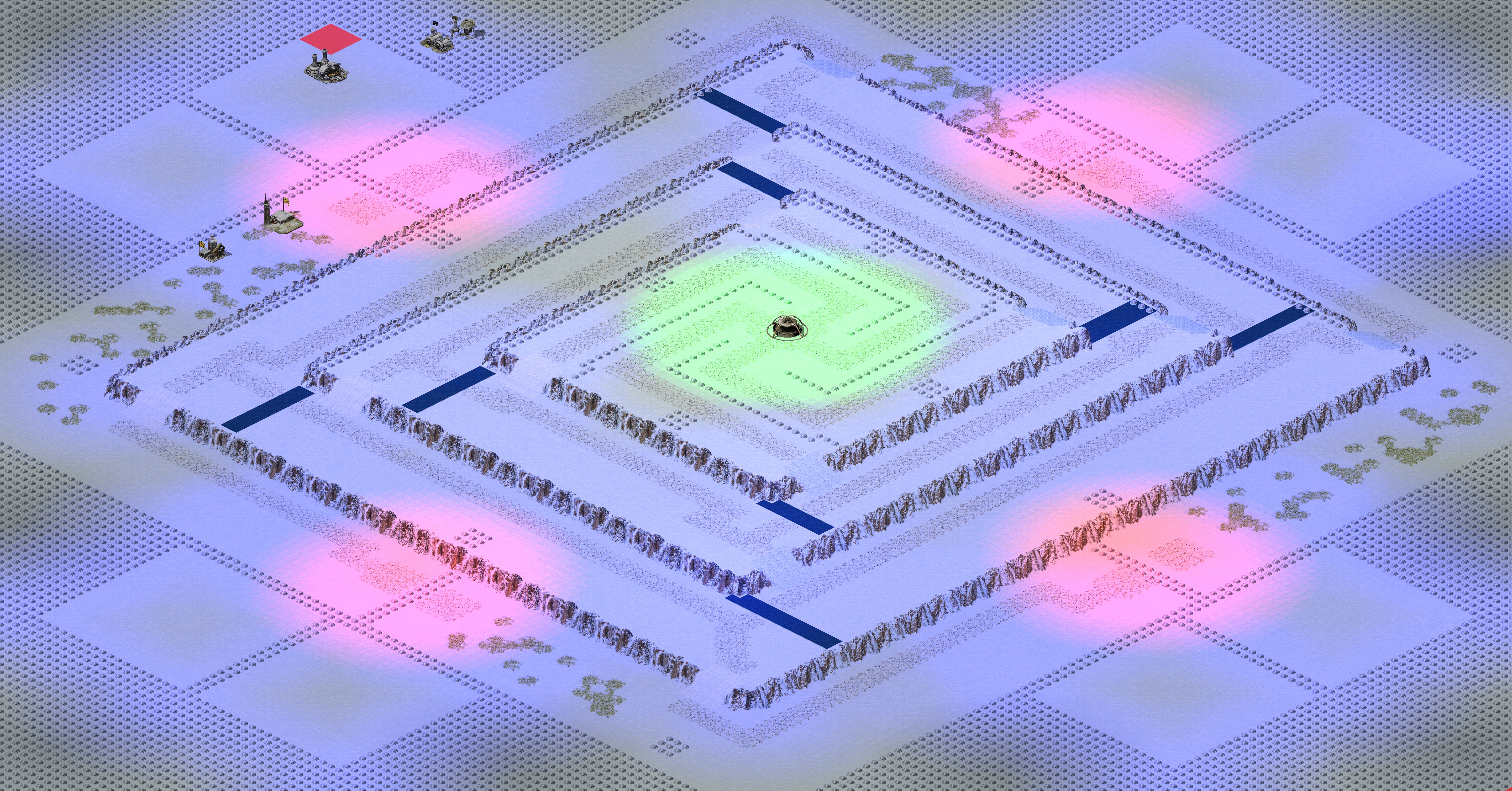 Rendered map: [1] Snarks Third Tower Defense Expanded v1.6