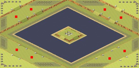Rendered preview of Four Corners Naval Ladder 2v2v2v2