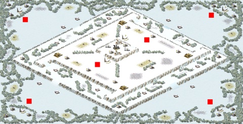 Rendered preview of Mountain Skirmish (2v4)