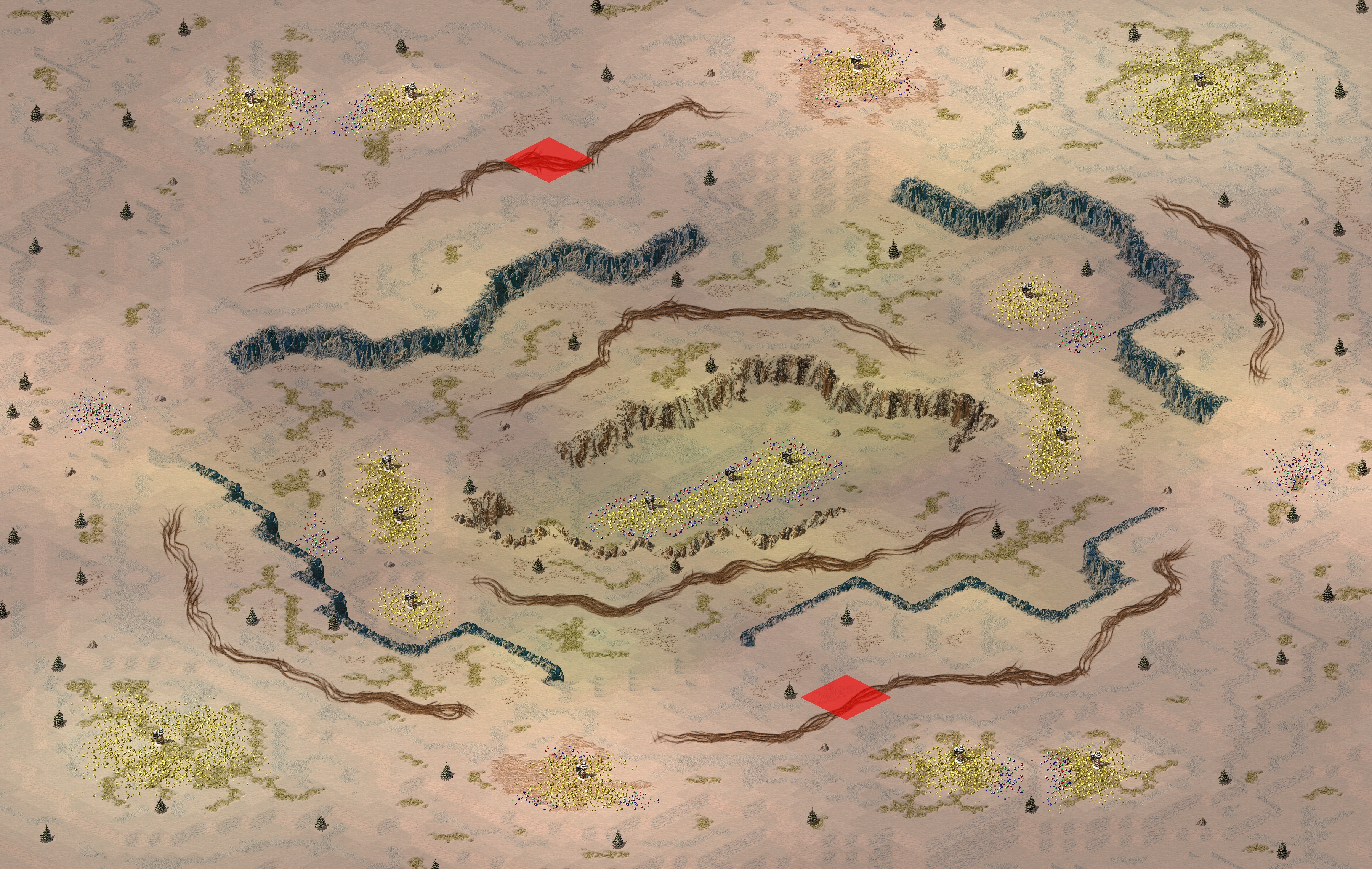 Rendered map: Snowstep