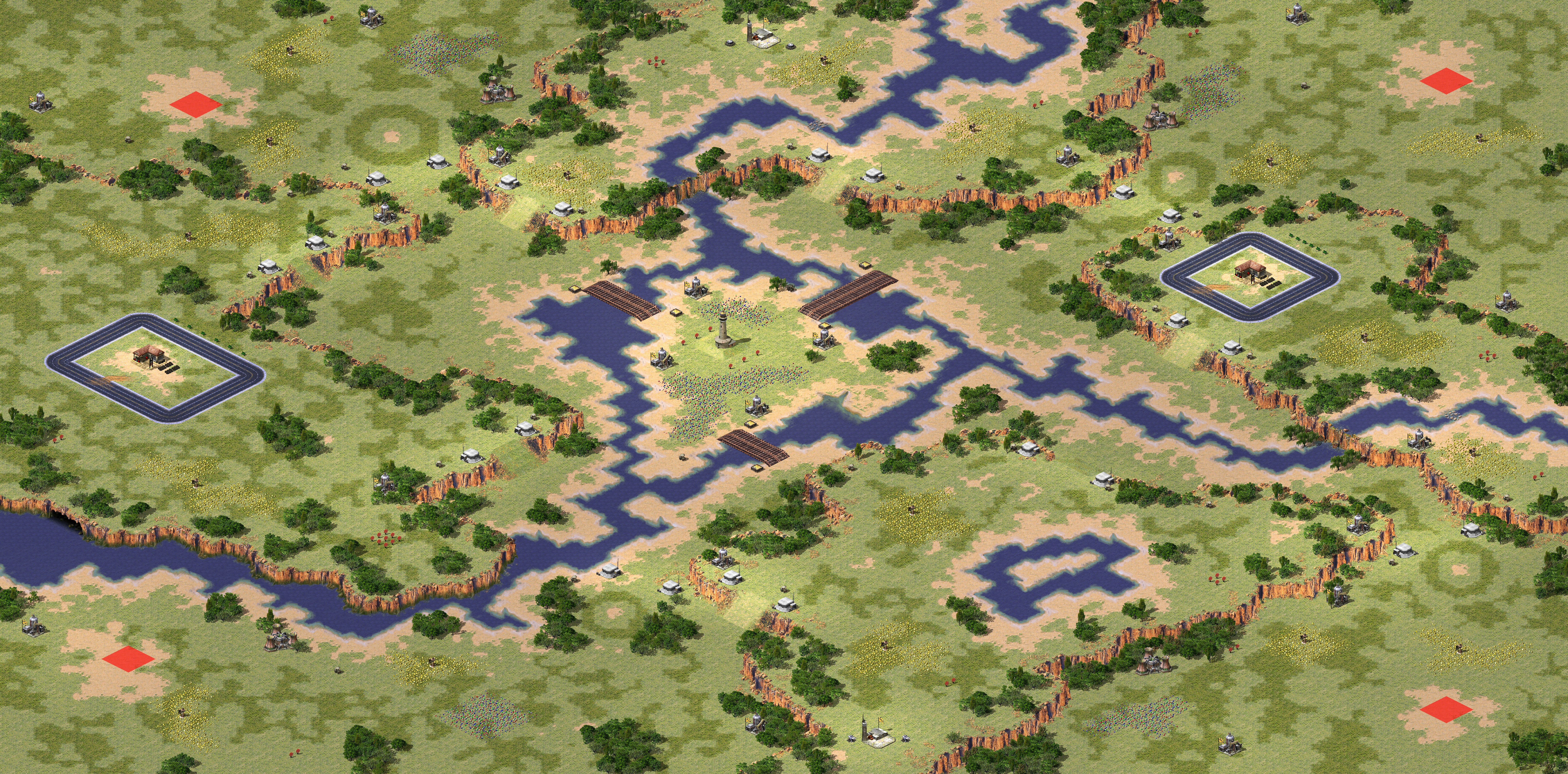 Rendered map: Wildefire's Amusement Park v1.0