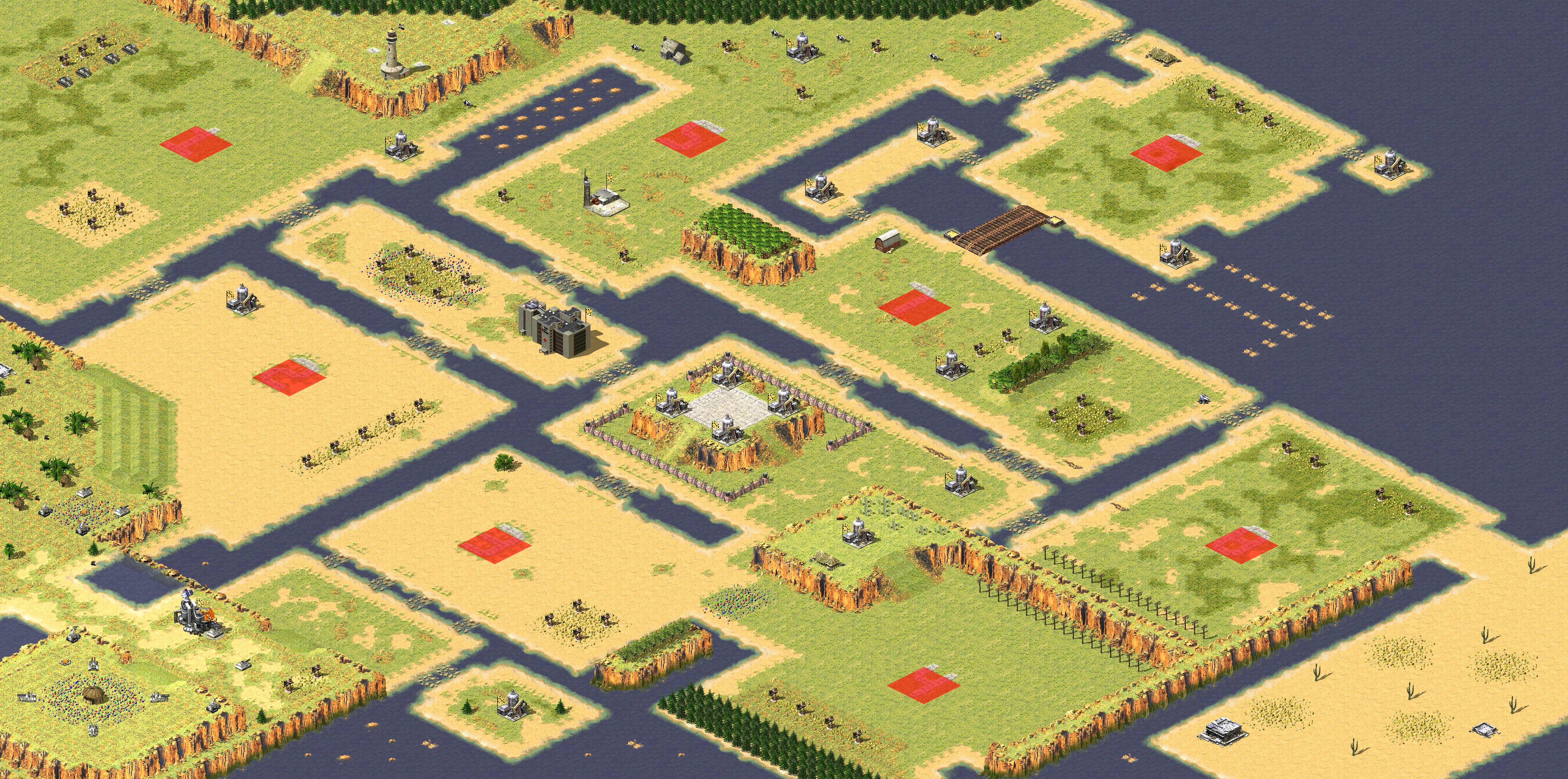 Rendered map: Simple Warlord Clash V