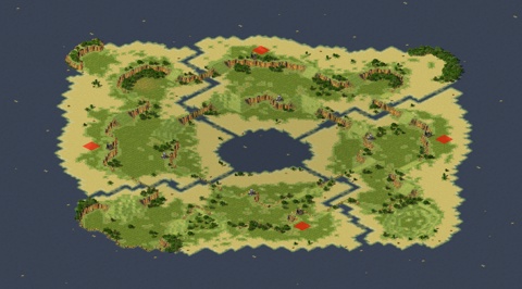 Rendered preview of Lake Island