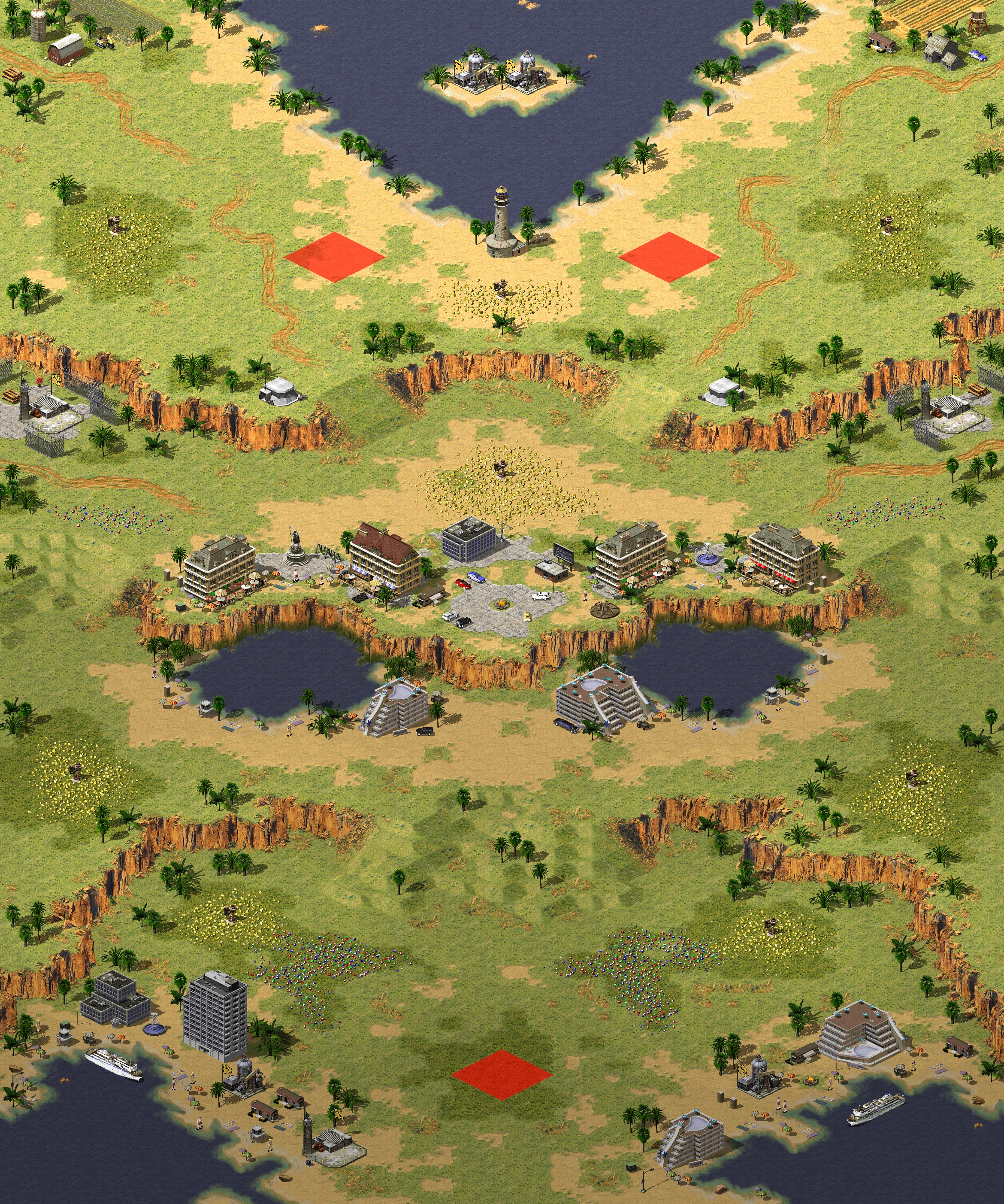 Rendered map: Relative Valley (1v2)