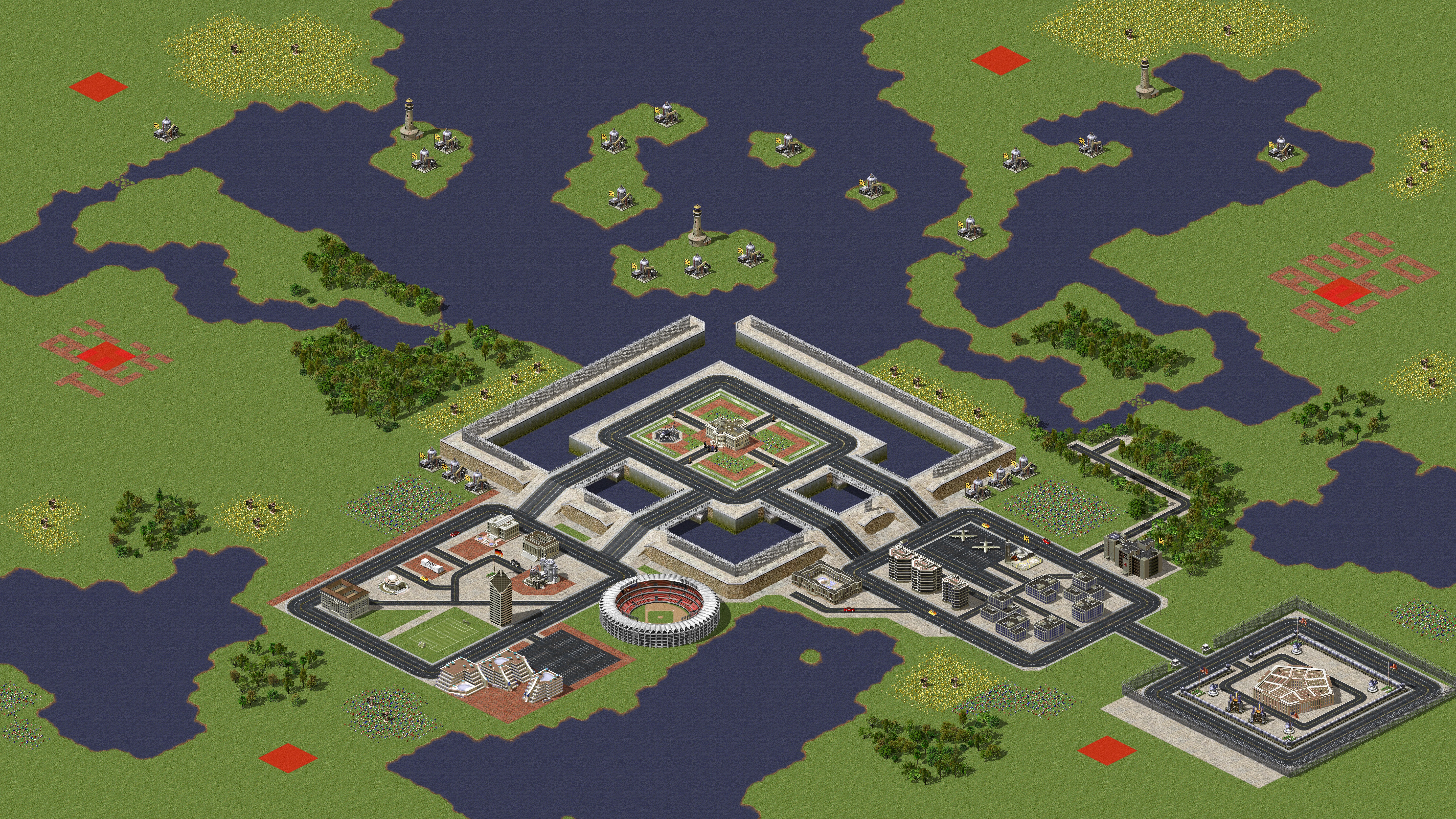 Rendered map: Sports Park