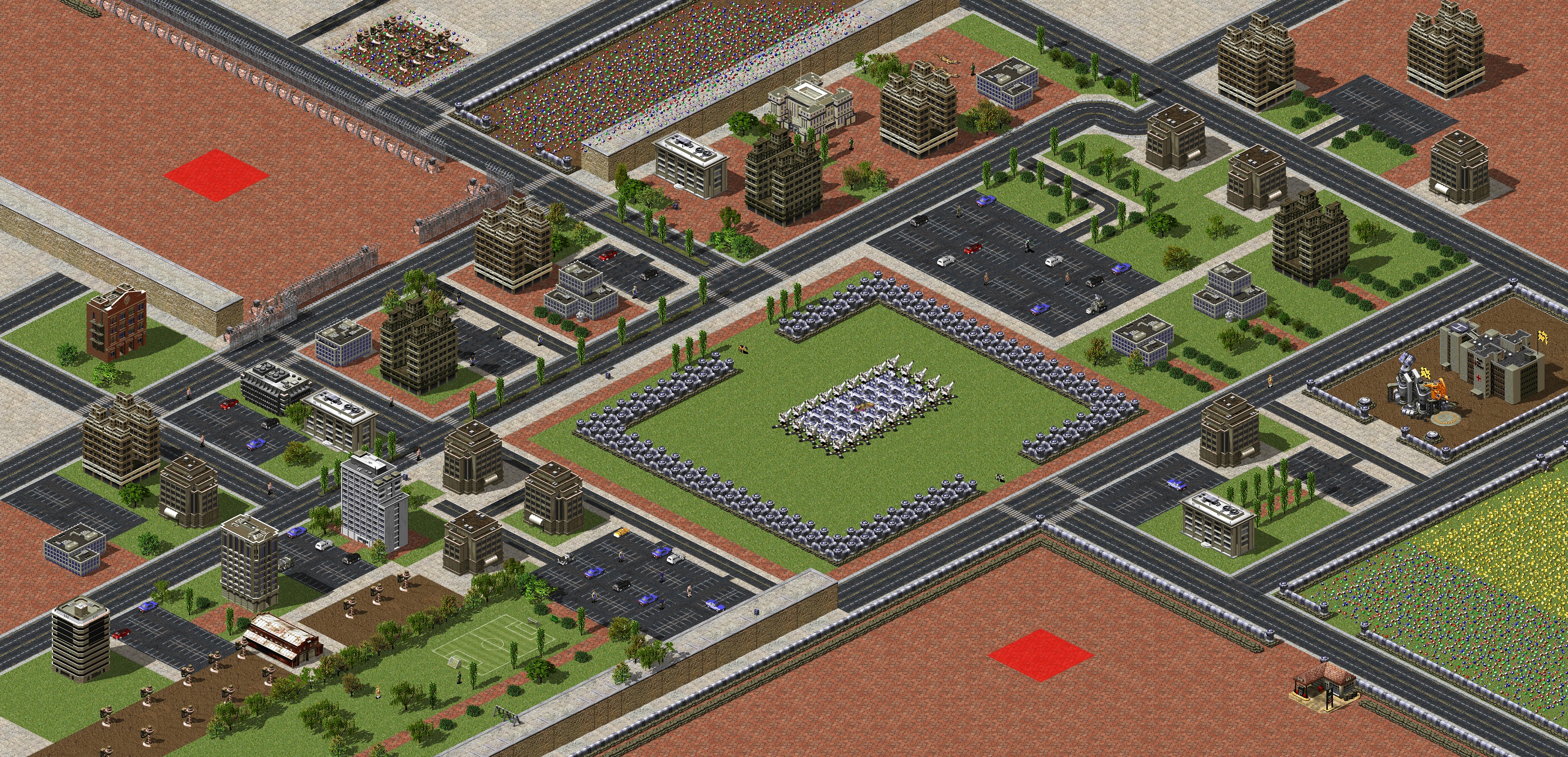 Rendered map: Isolated Fortress
