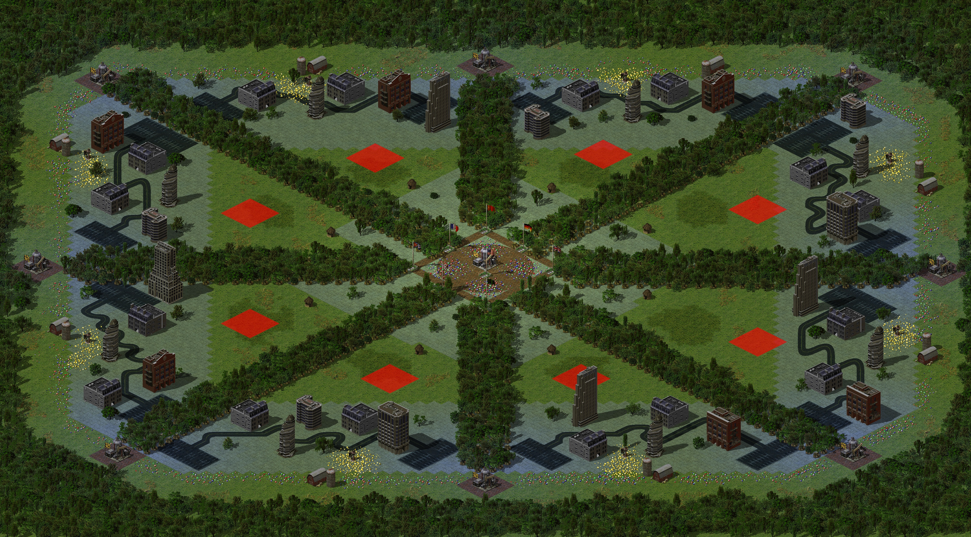 Rendered map: [Q]Urban Oil in The Center