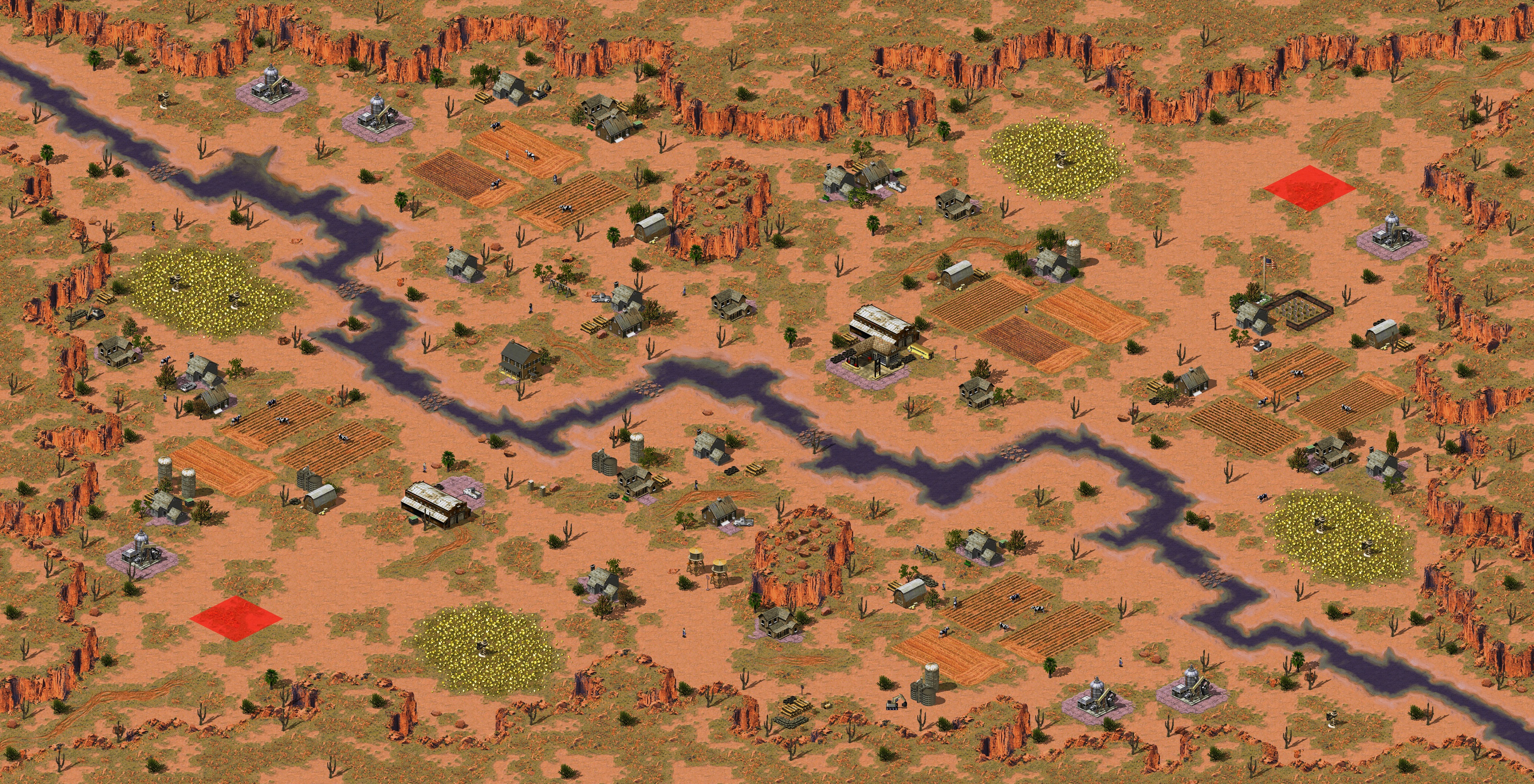 Rendered map: Dustbowl