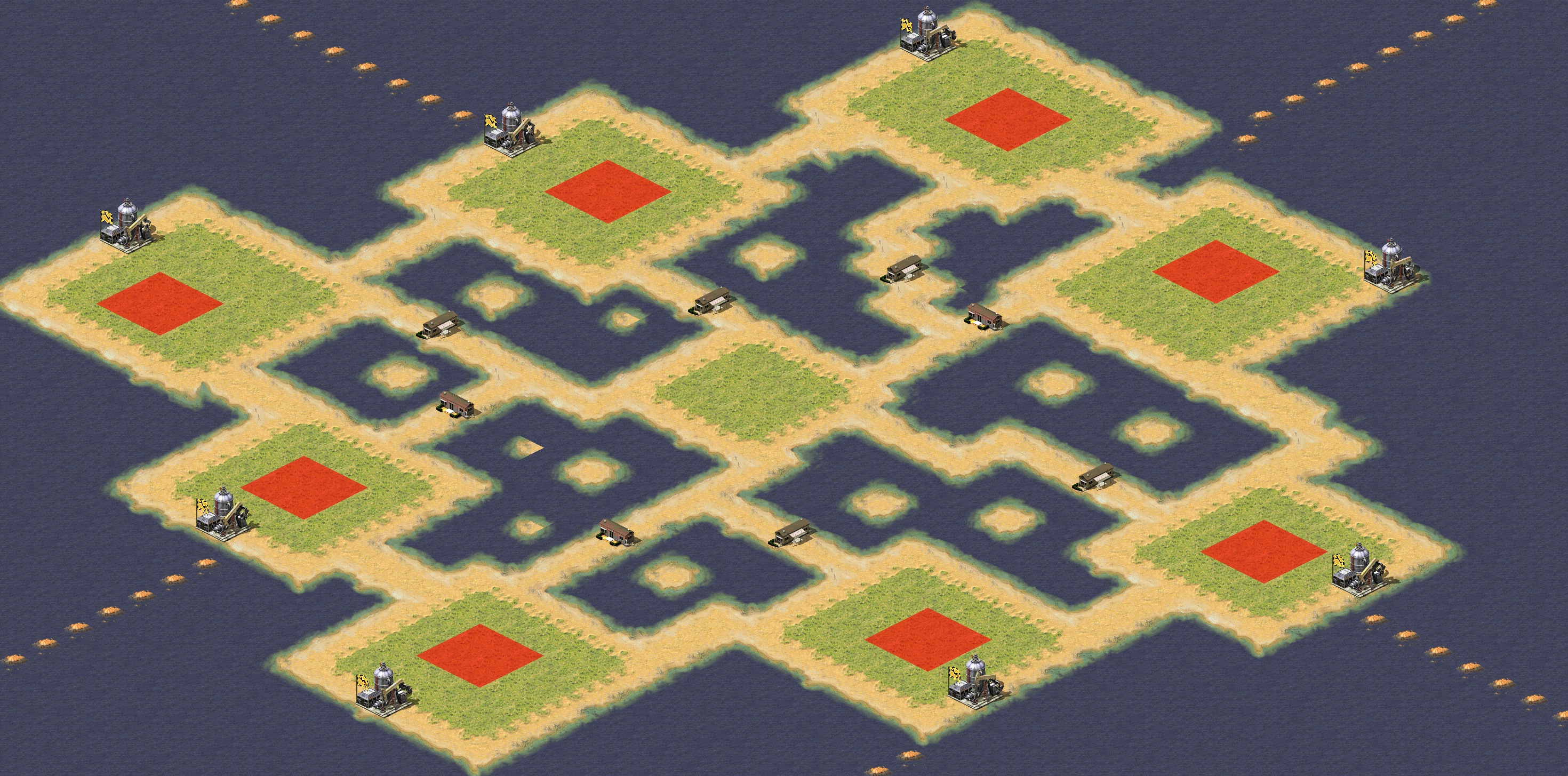 Rendered map: Patch of Land Balanced