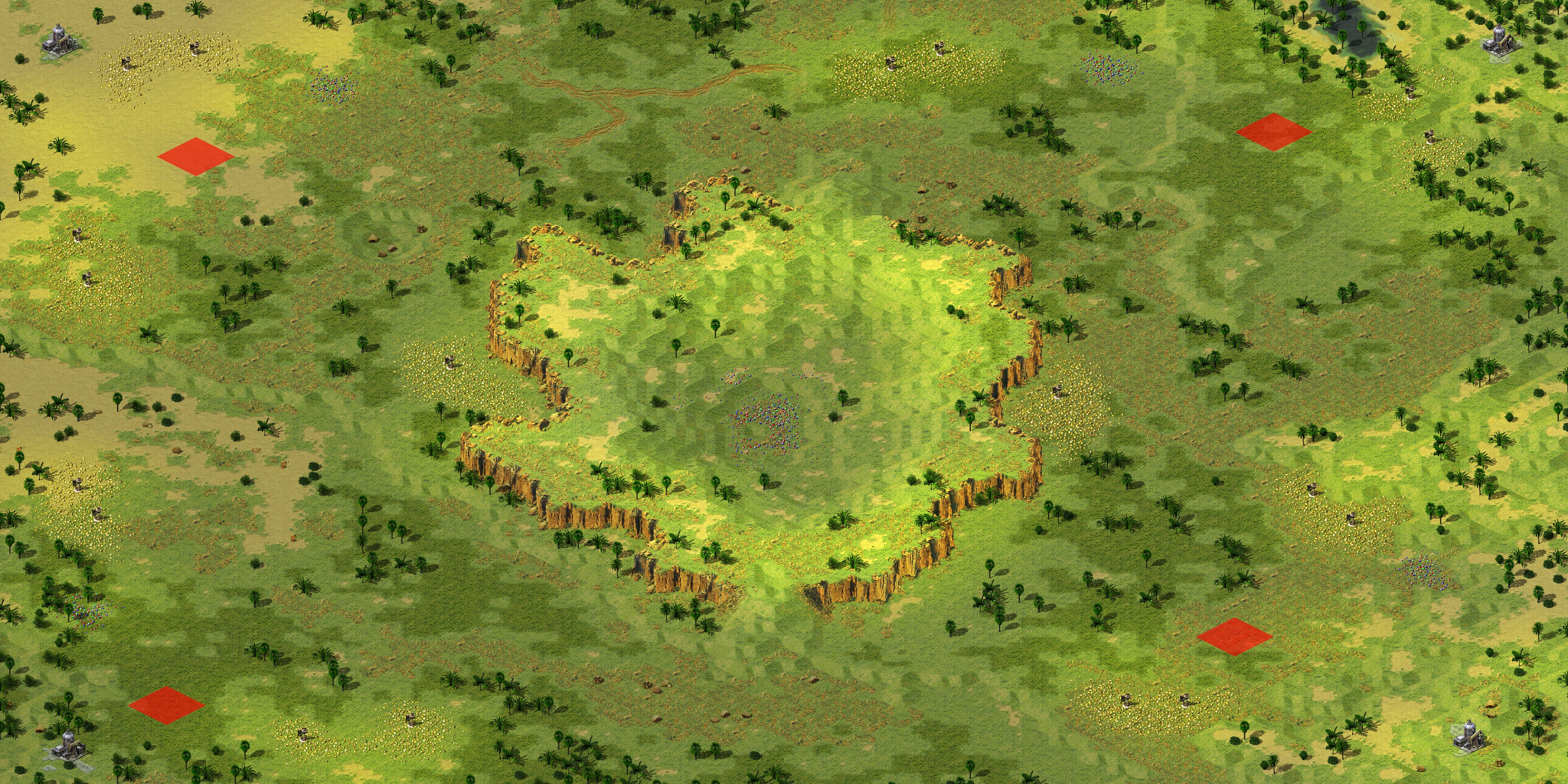 Rendered map: Divide and Conquer