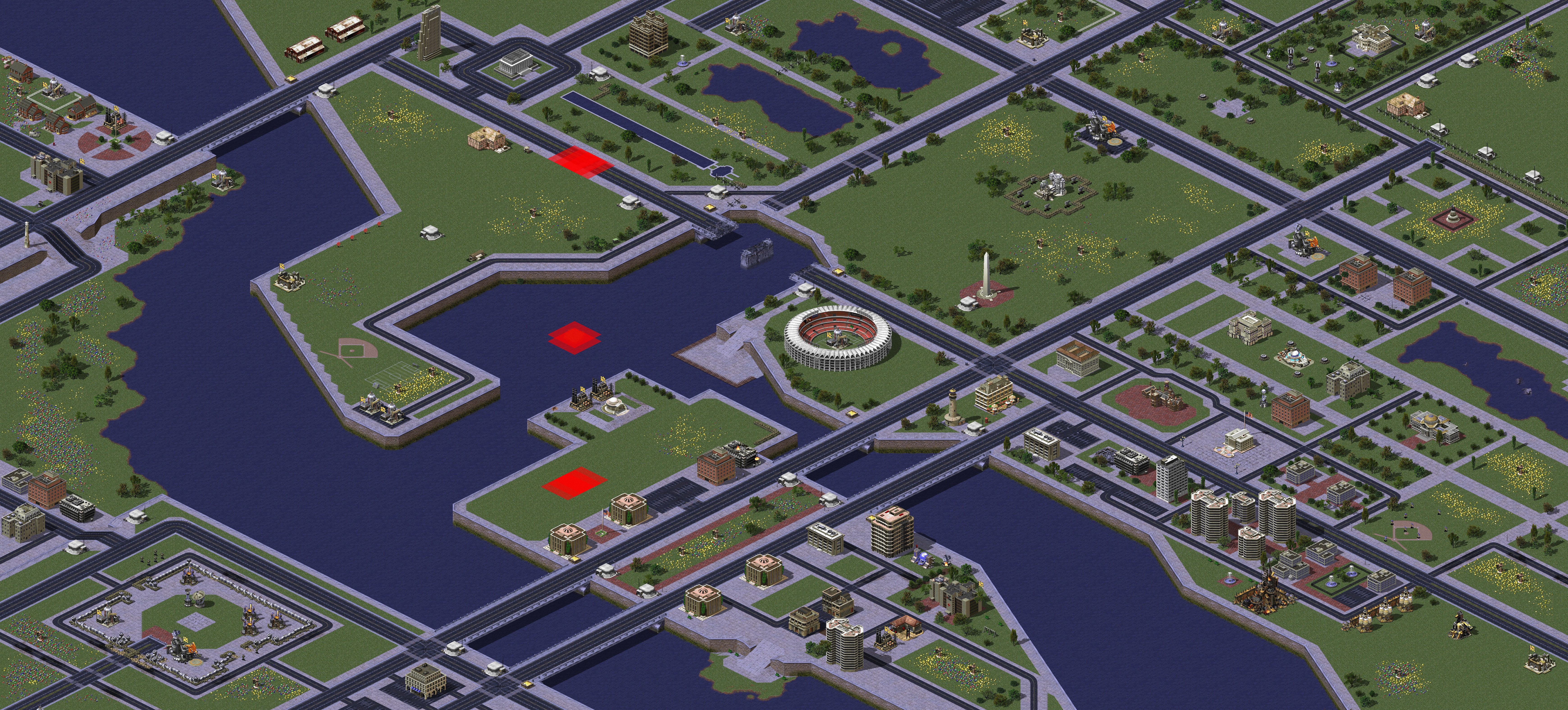 Rendered map: Virus Invasion - Washington