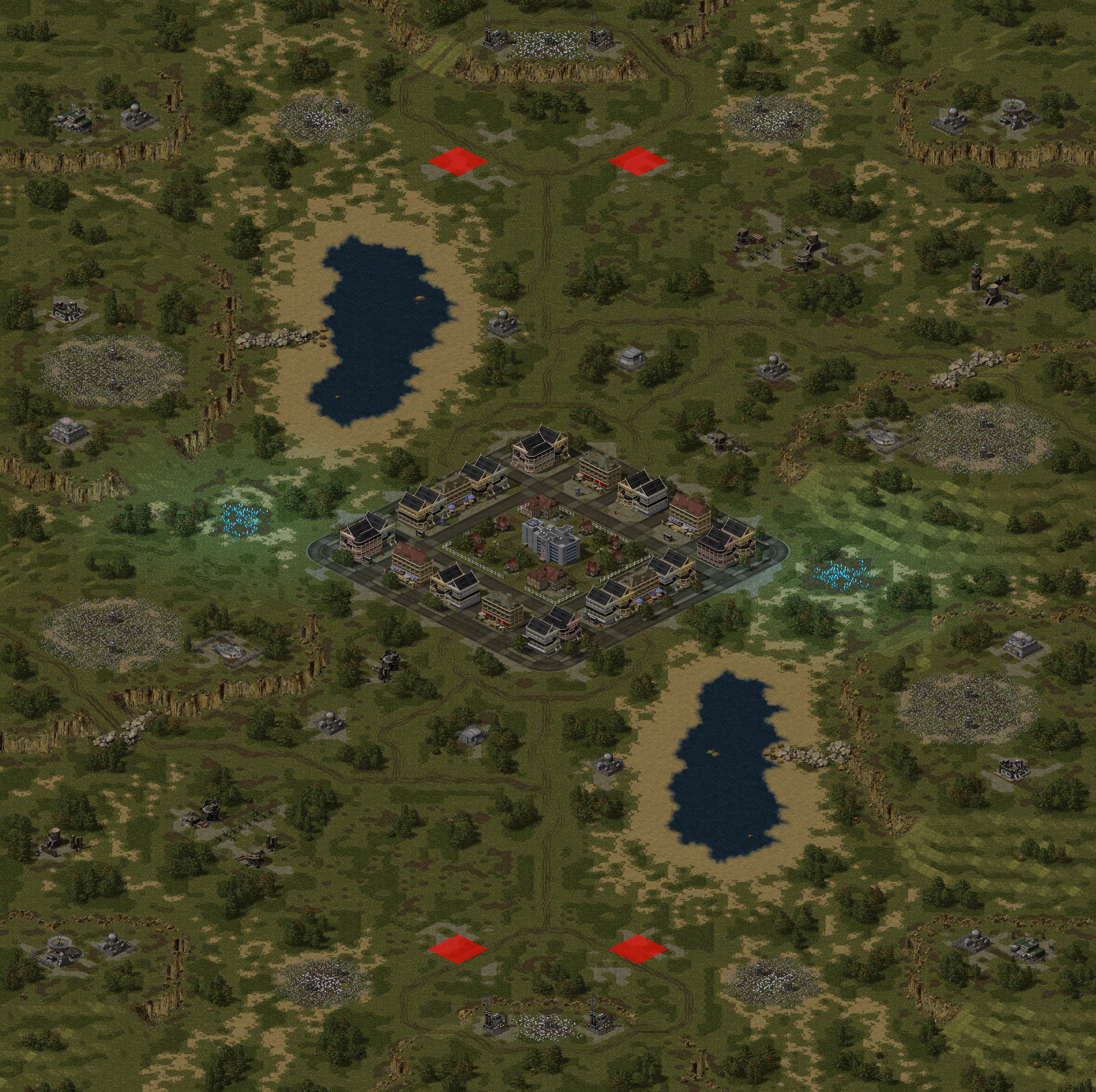 Rendered map: Big Town USA