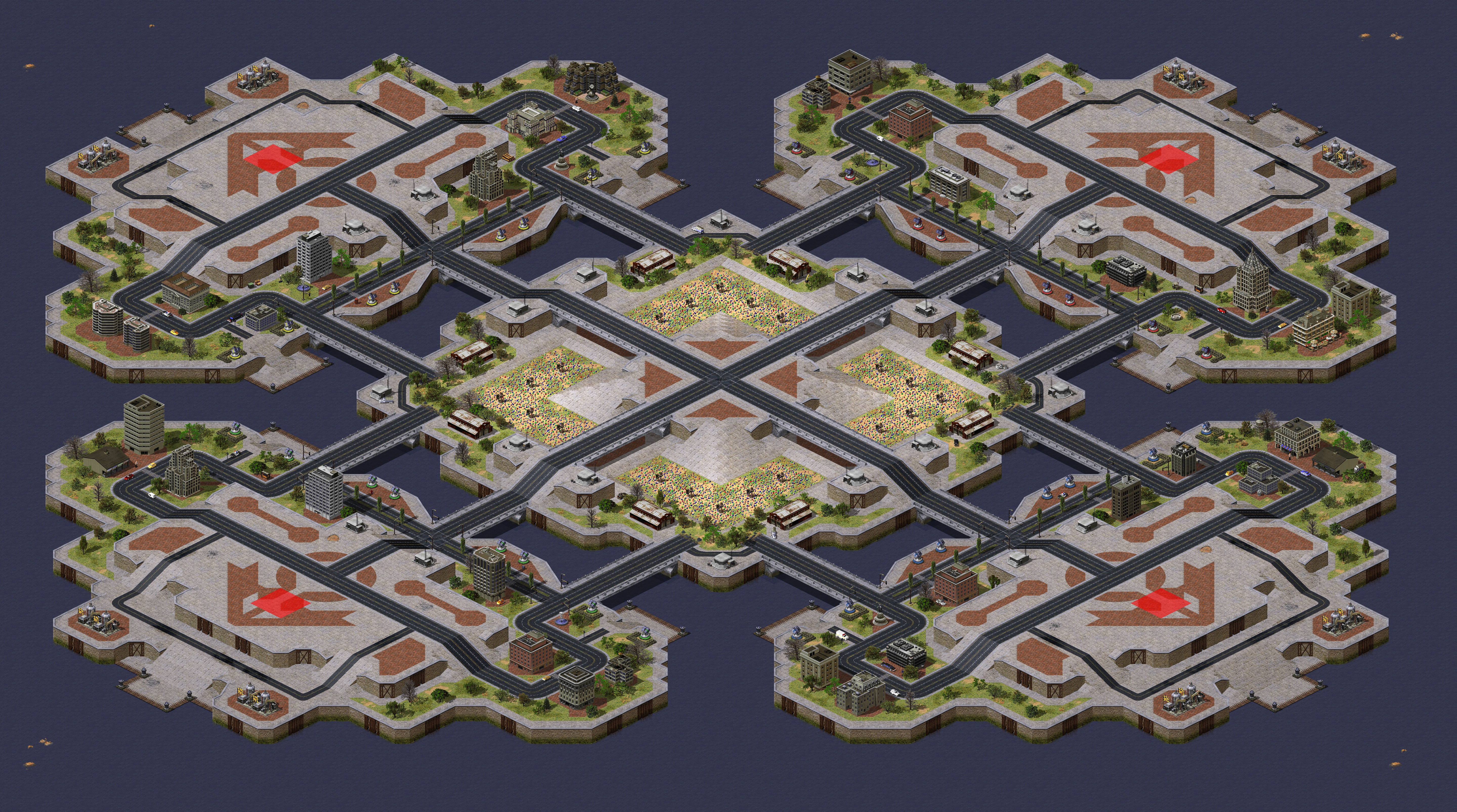 Rendered map: Collision Course v.2