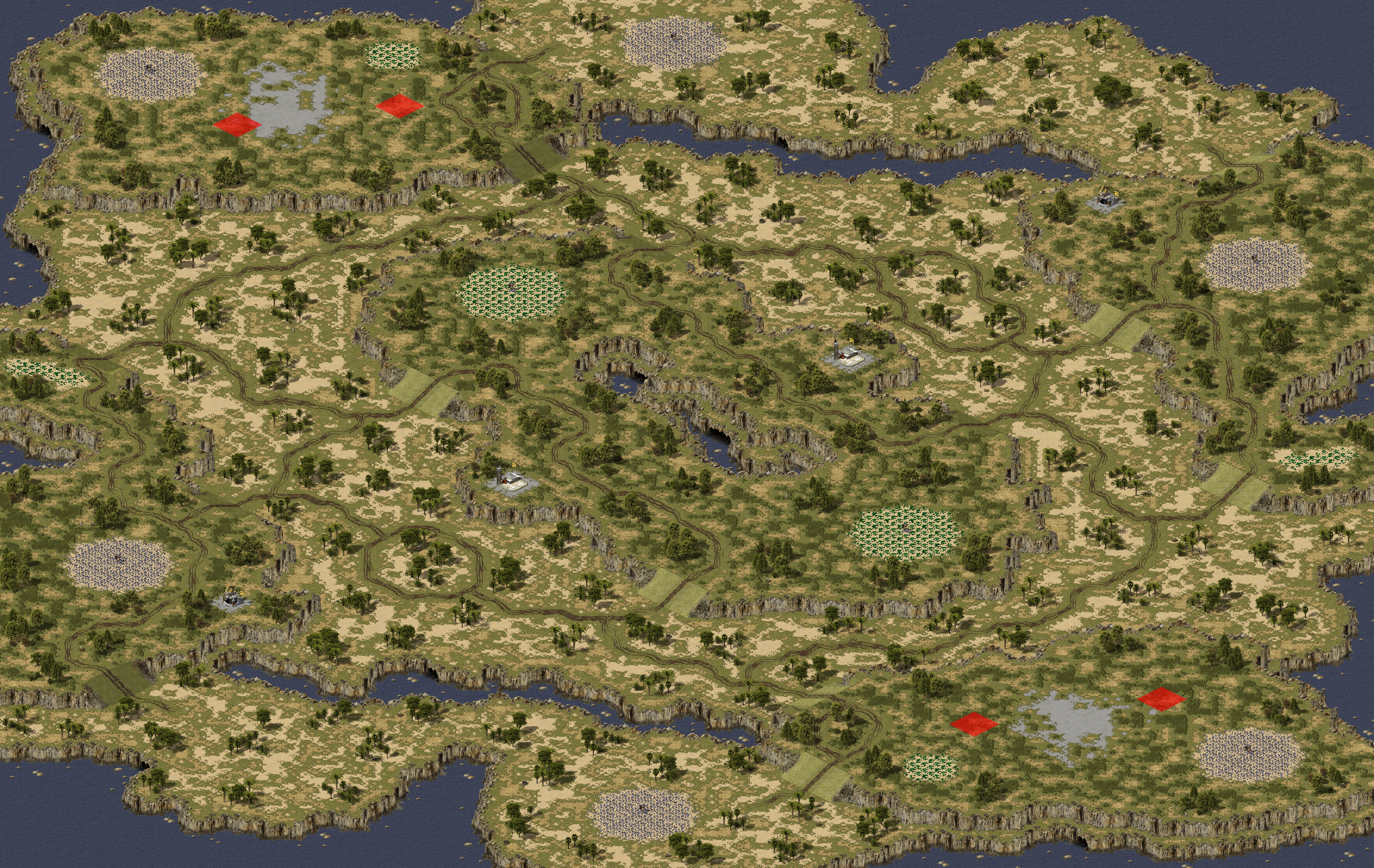Rendered map: Jungle Basin