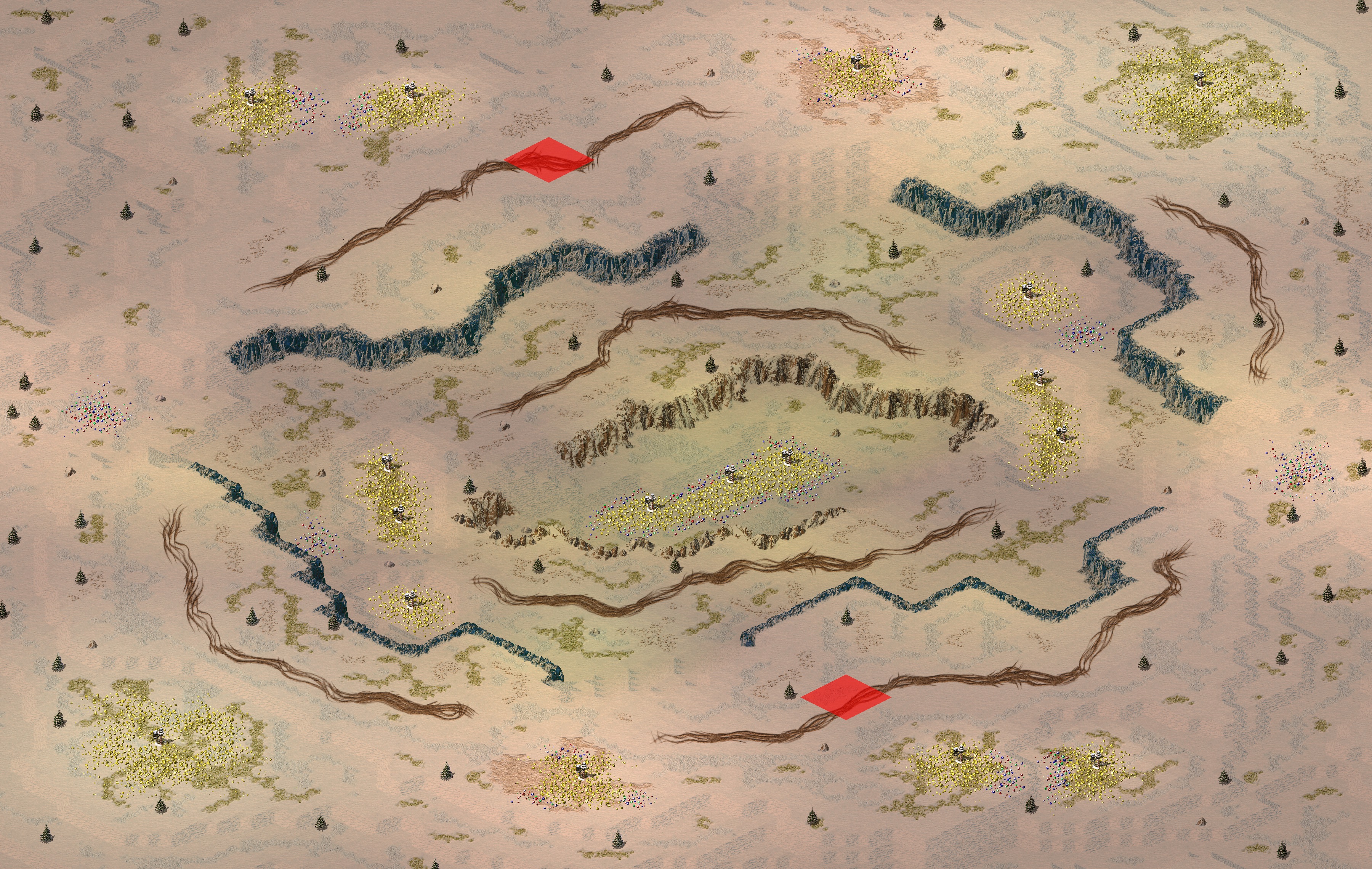 Rendered map: [2] Snowstep
