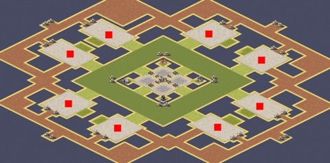 Rendered preview of Red Alert Balanced Patch of Land