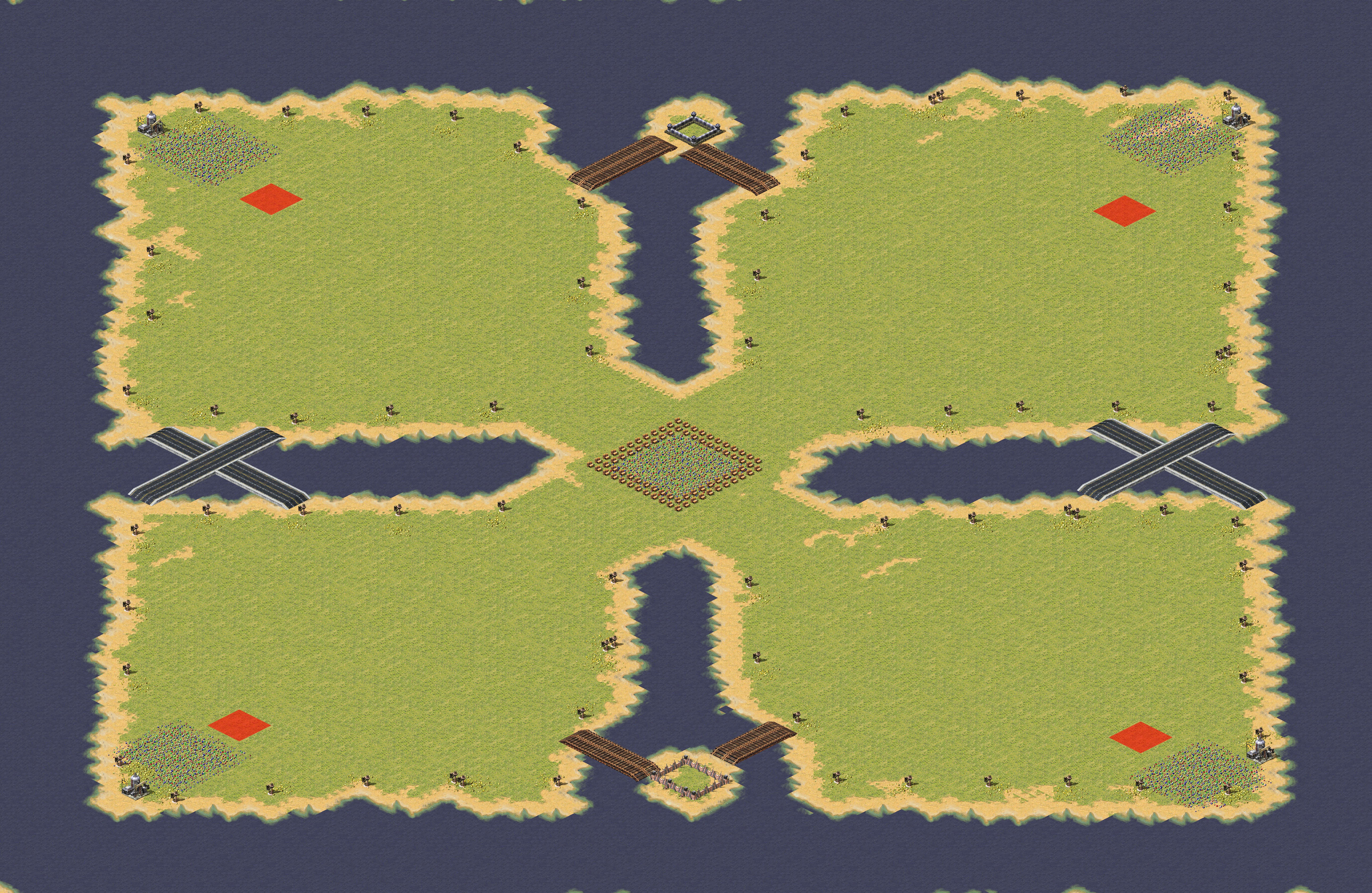 Rendered map: 4v Base Oil Well