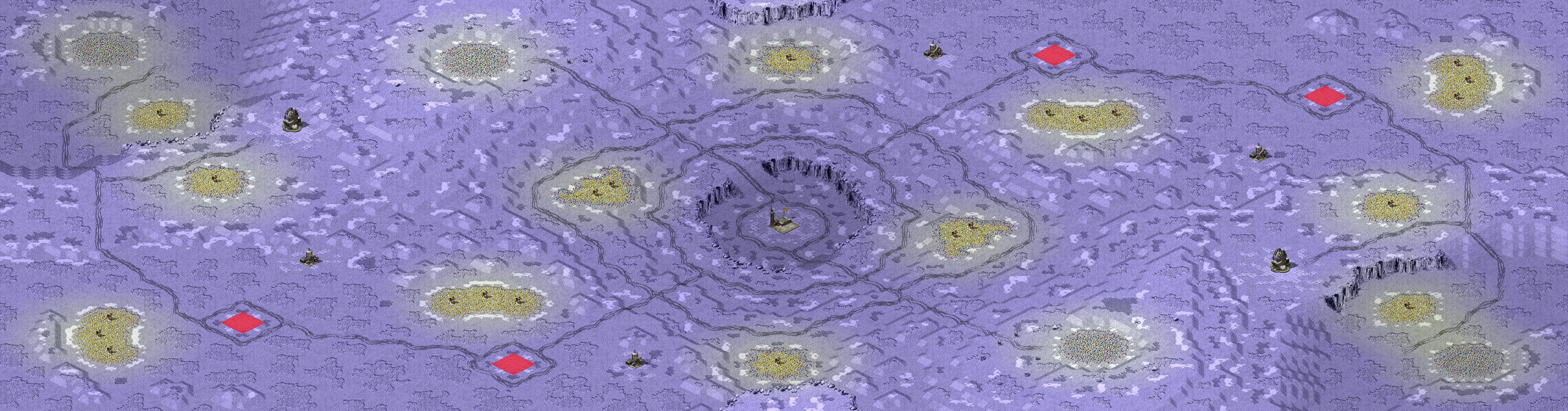 Rendered map: Lunar Lowlands (4)