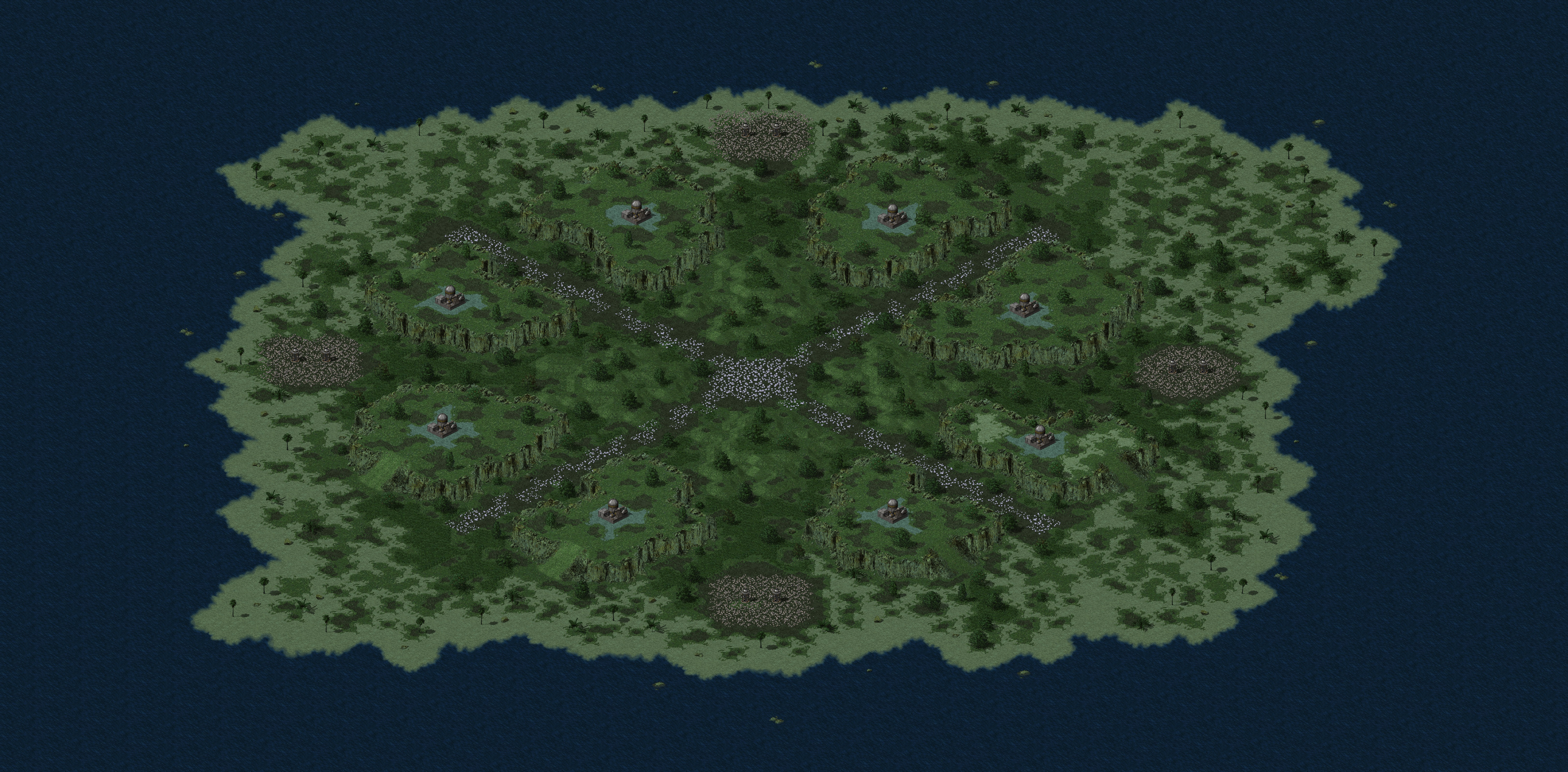 Rendered map: Valley of Gems