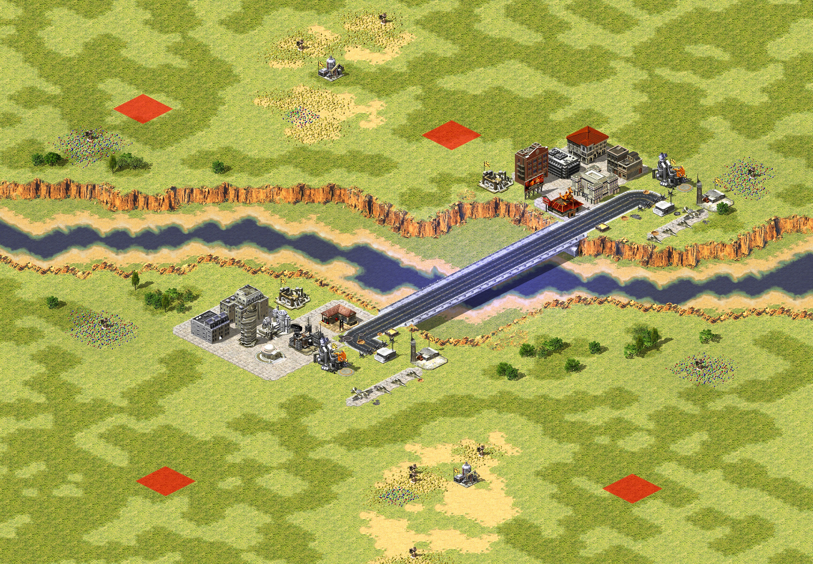 Rendered map: Technology Hit (2 v 2 GDom)