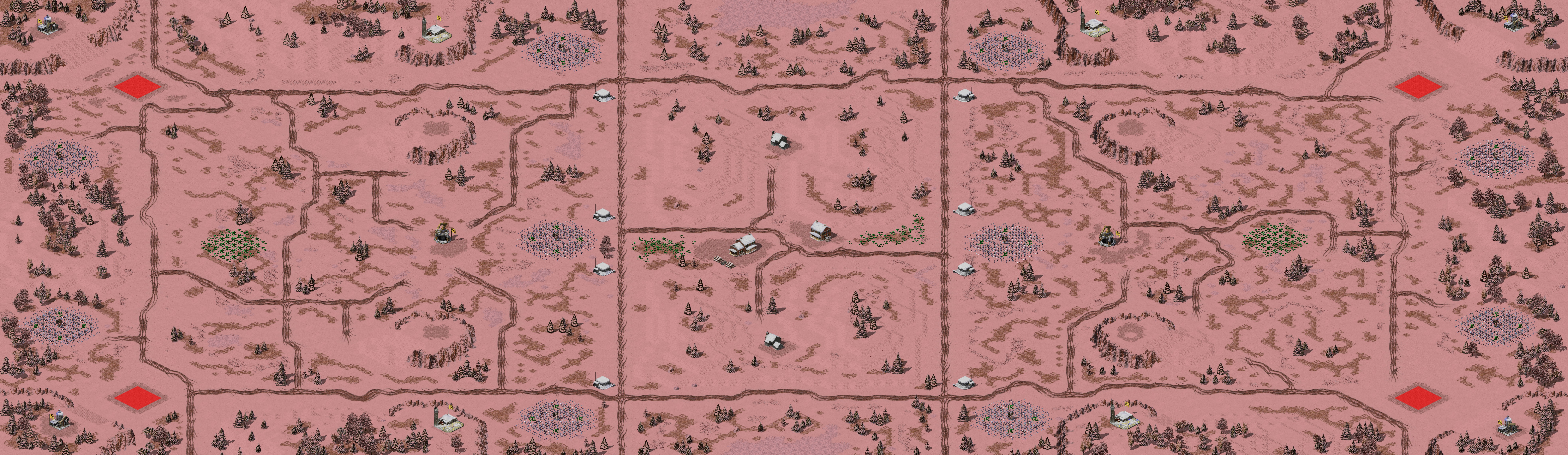 Rendered map: Lovely Snow