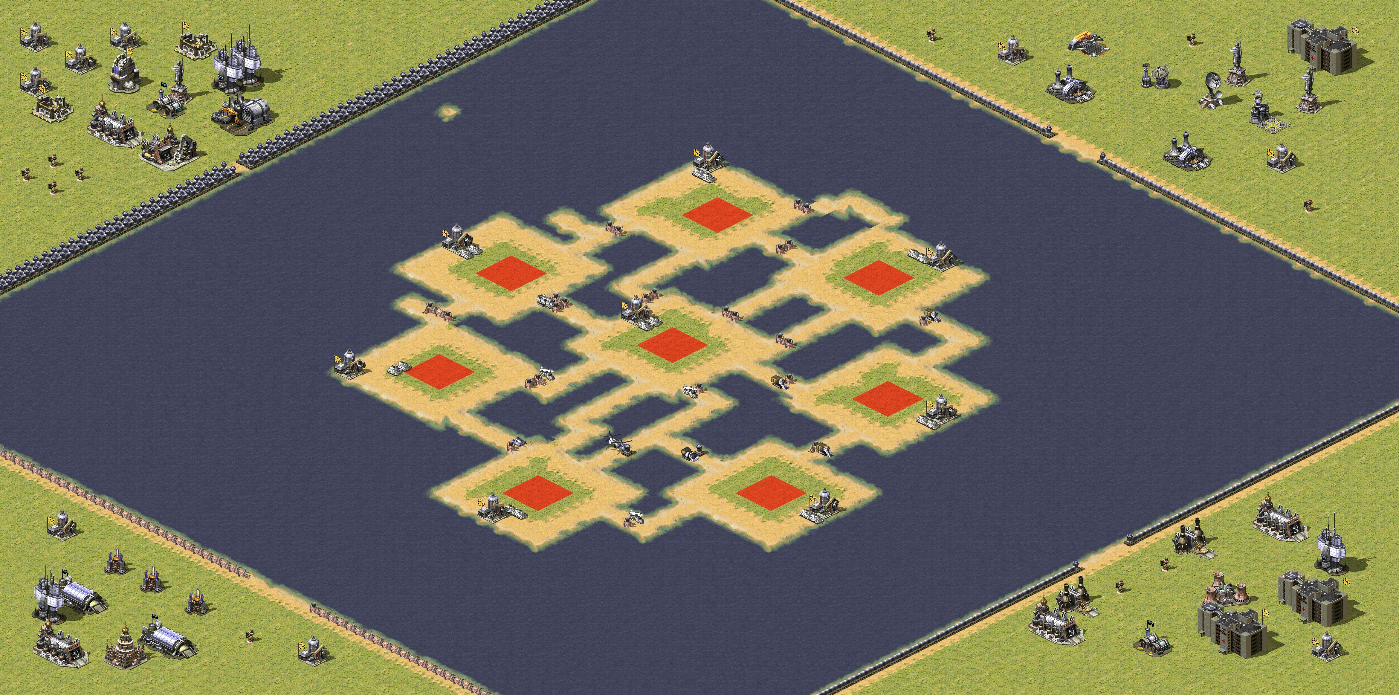Rendered map: Patch of Land with Ore