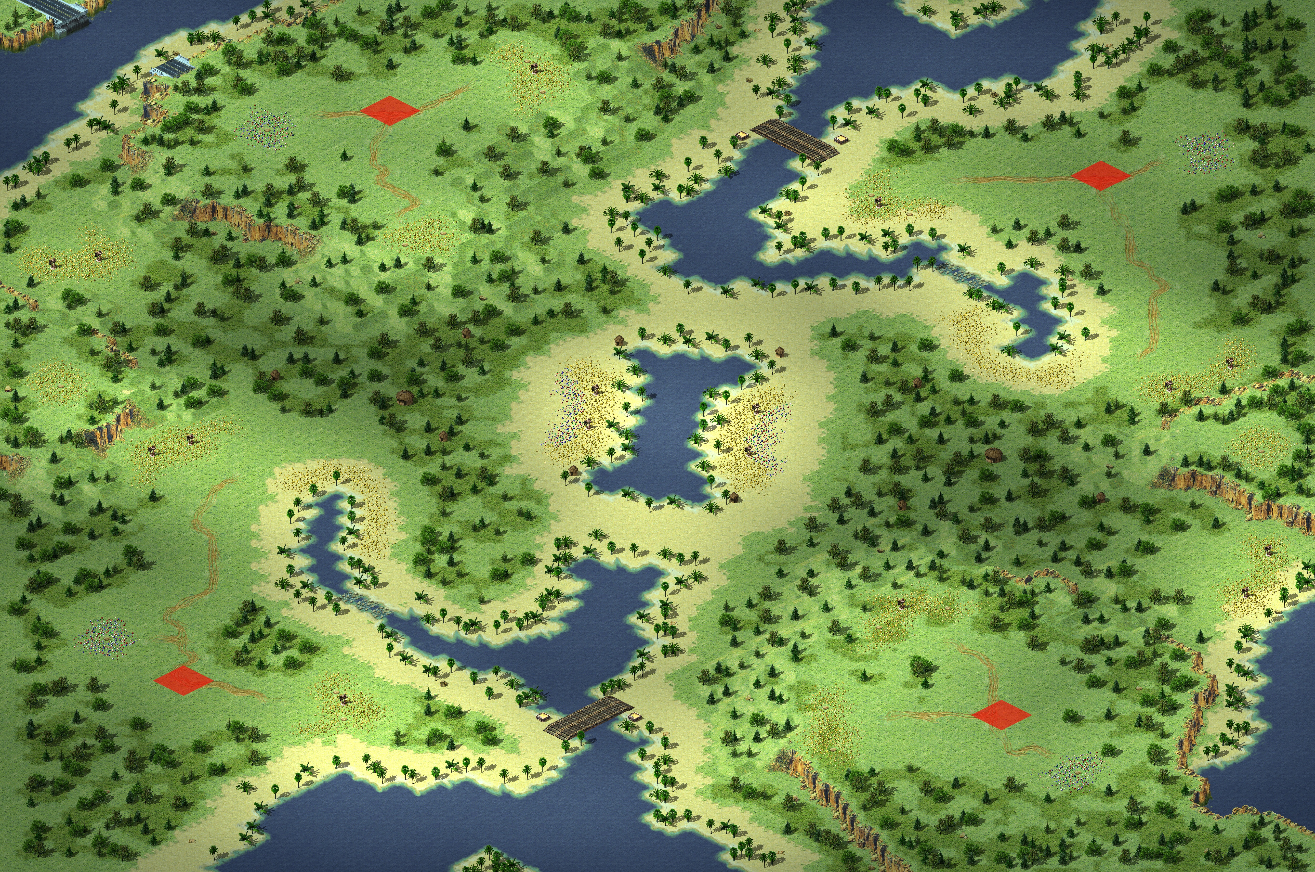Rendered map: Copacabana
