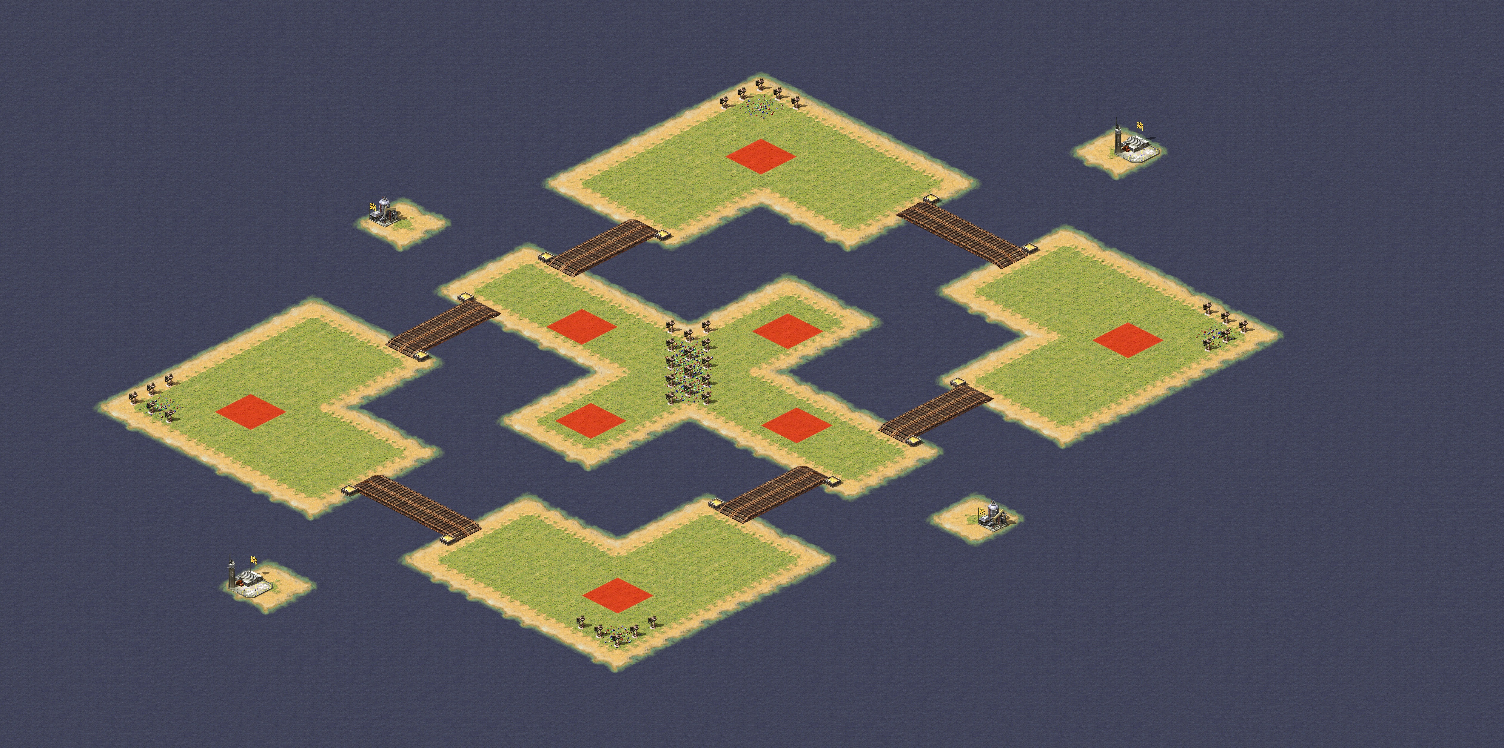 Rendered map: 海上困兽之斗