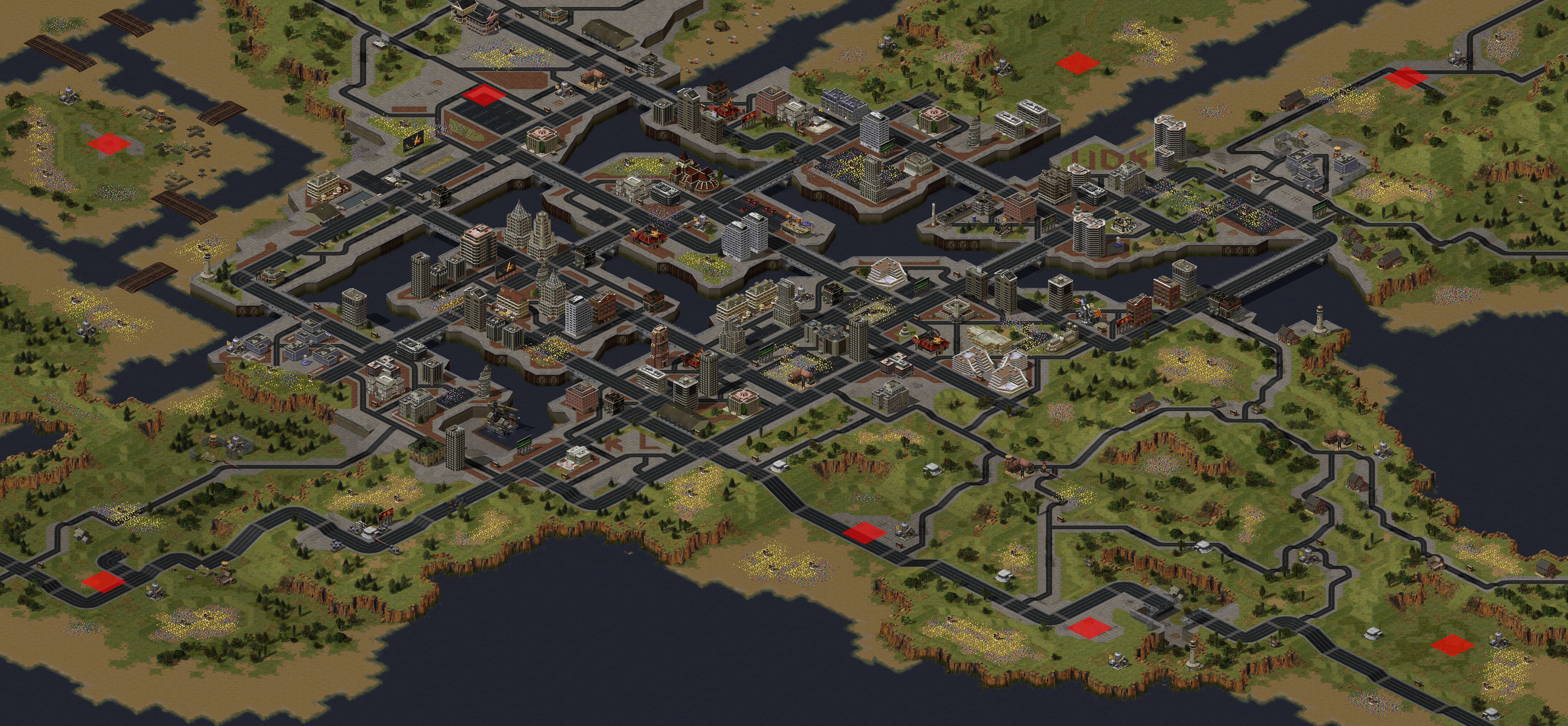 Rendered map: 十七号城市