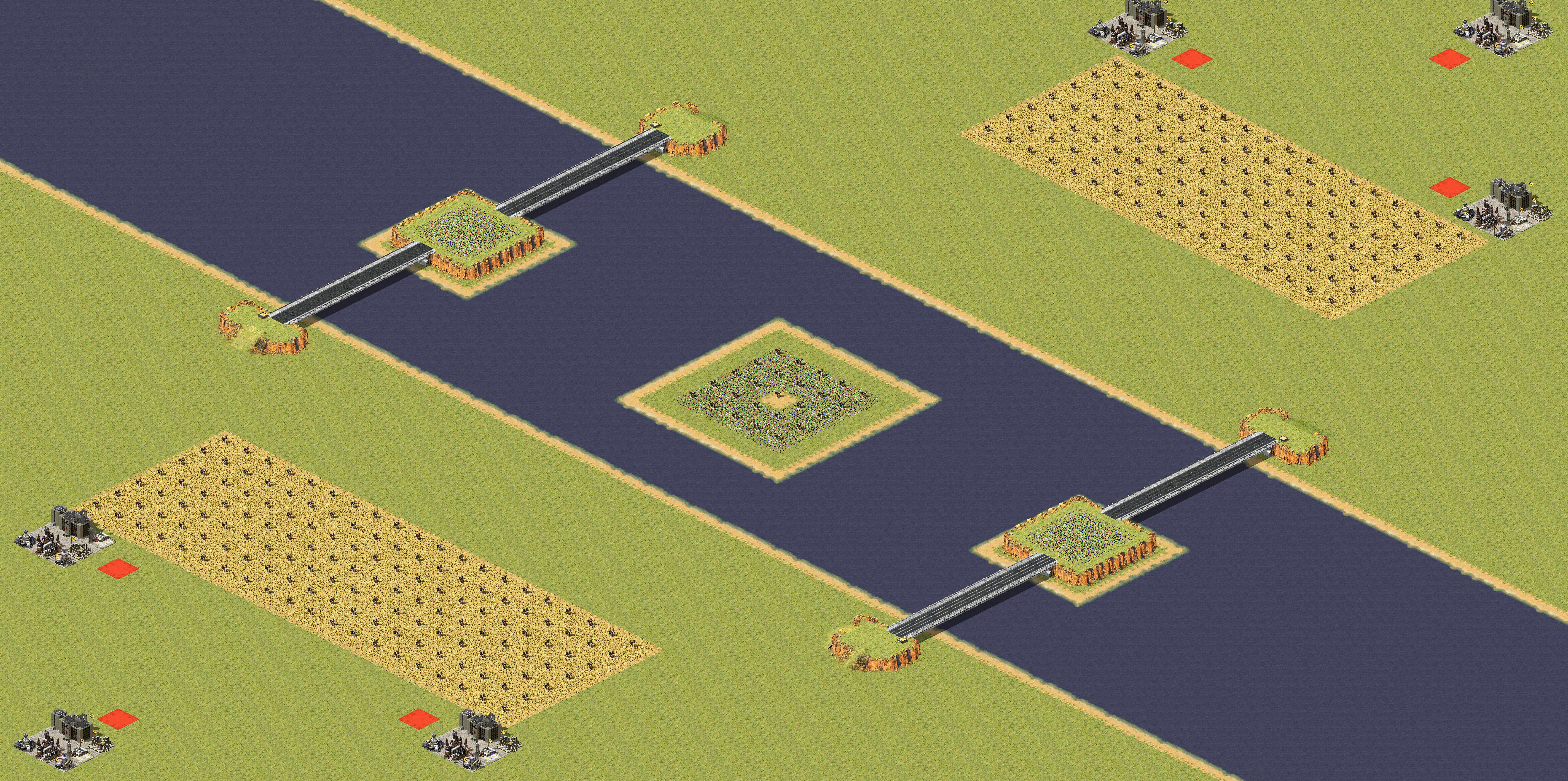 Rendered map: Naval Battle 3v3