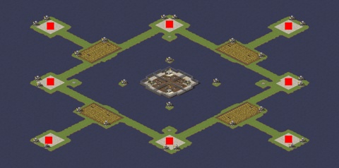 Rendered preview of Central Axis Resource Island