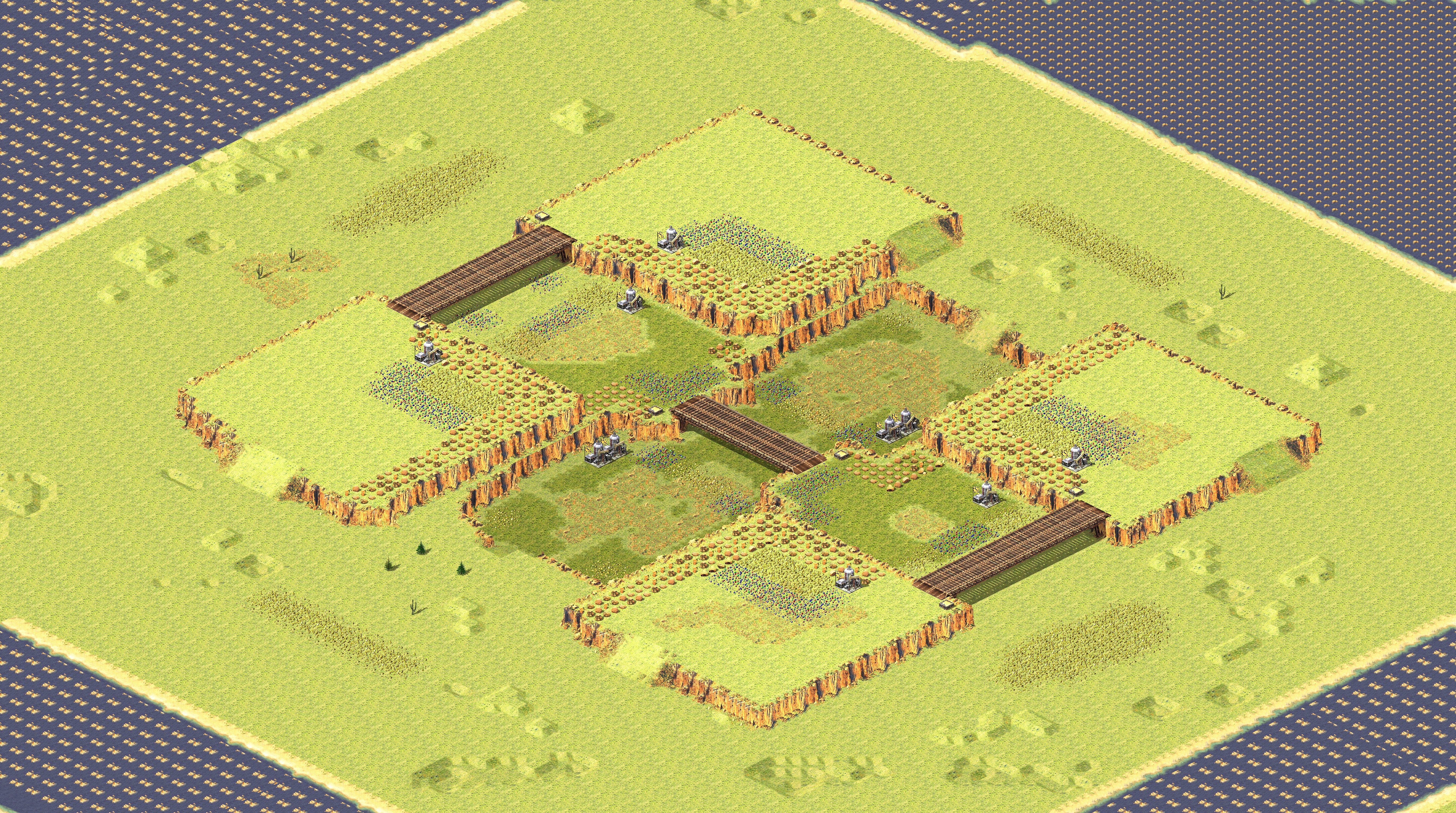 Rendered map: Hills-Basin Patch