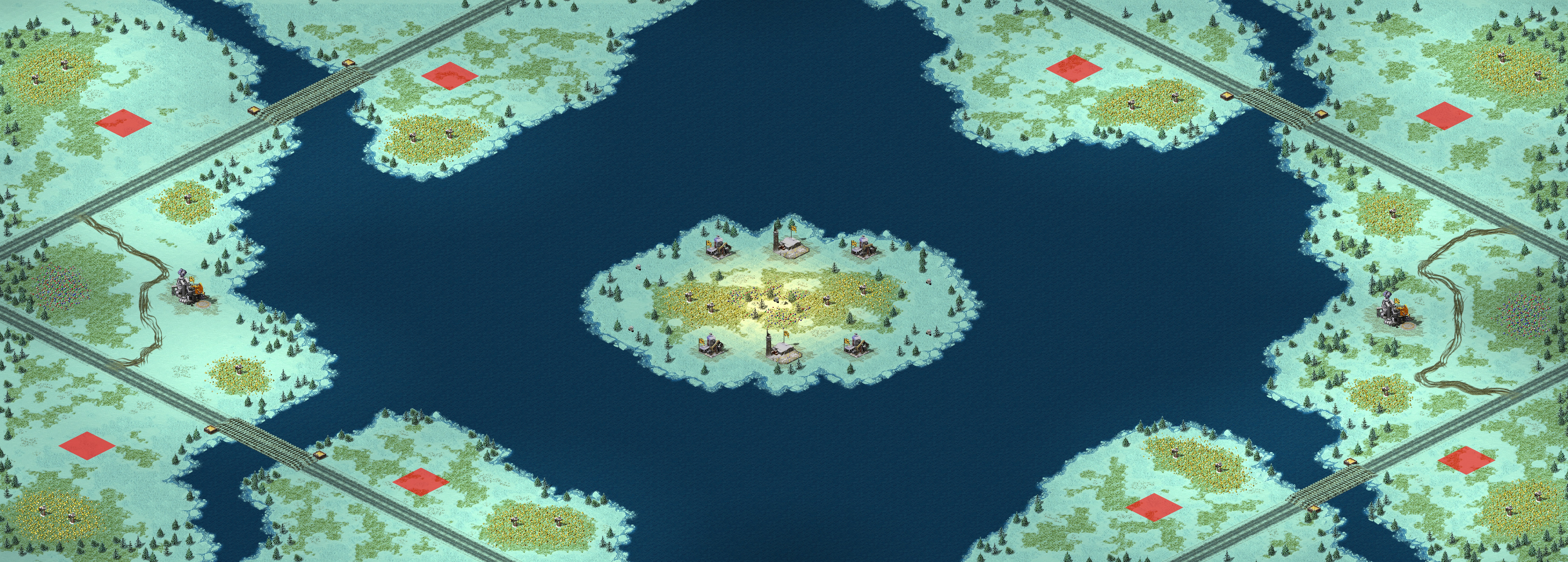 Rendered map: 新增益-北极湖