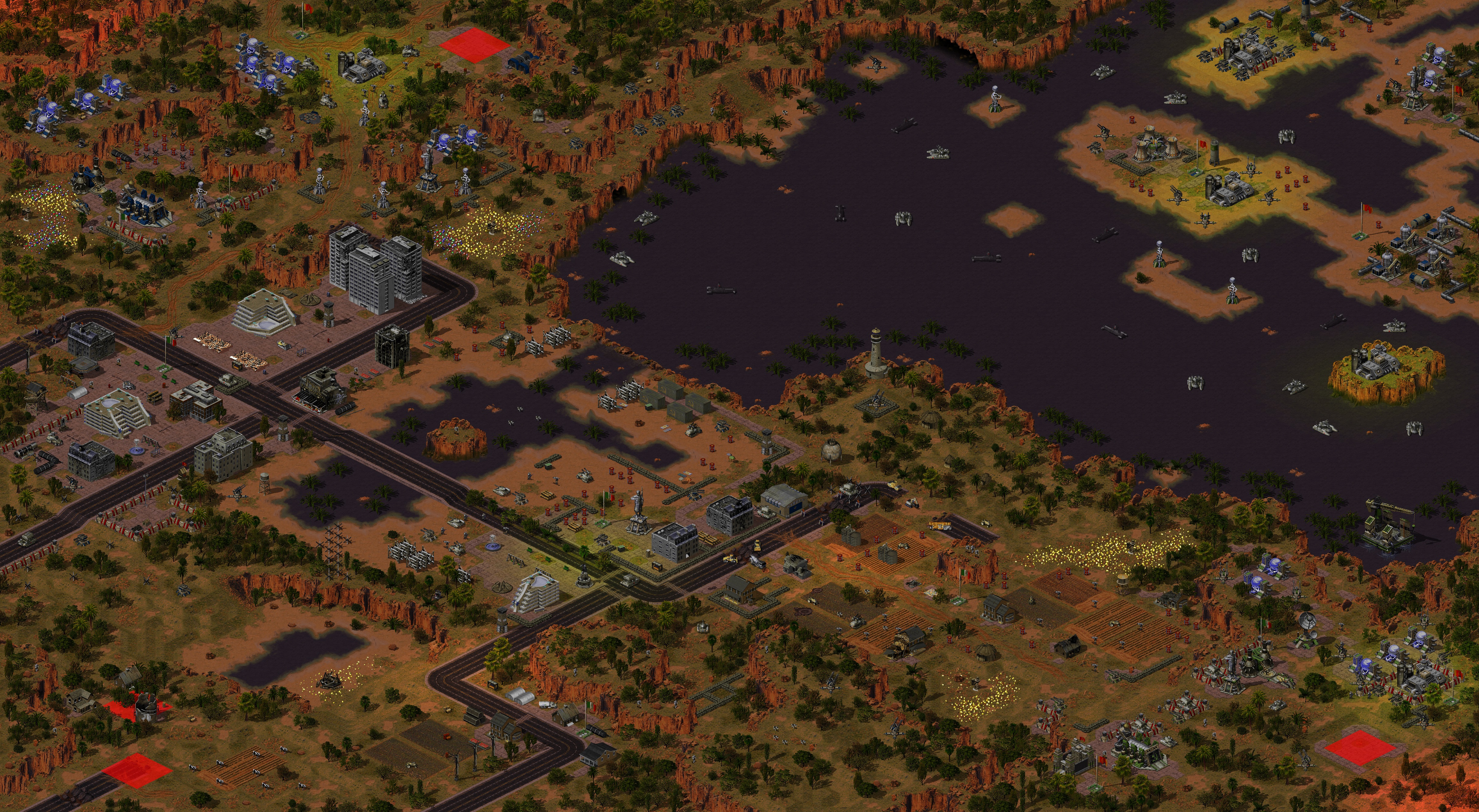 Rendered map: Allies: Good Old Times