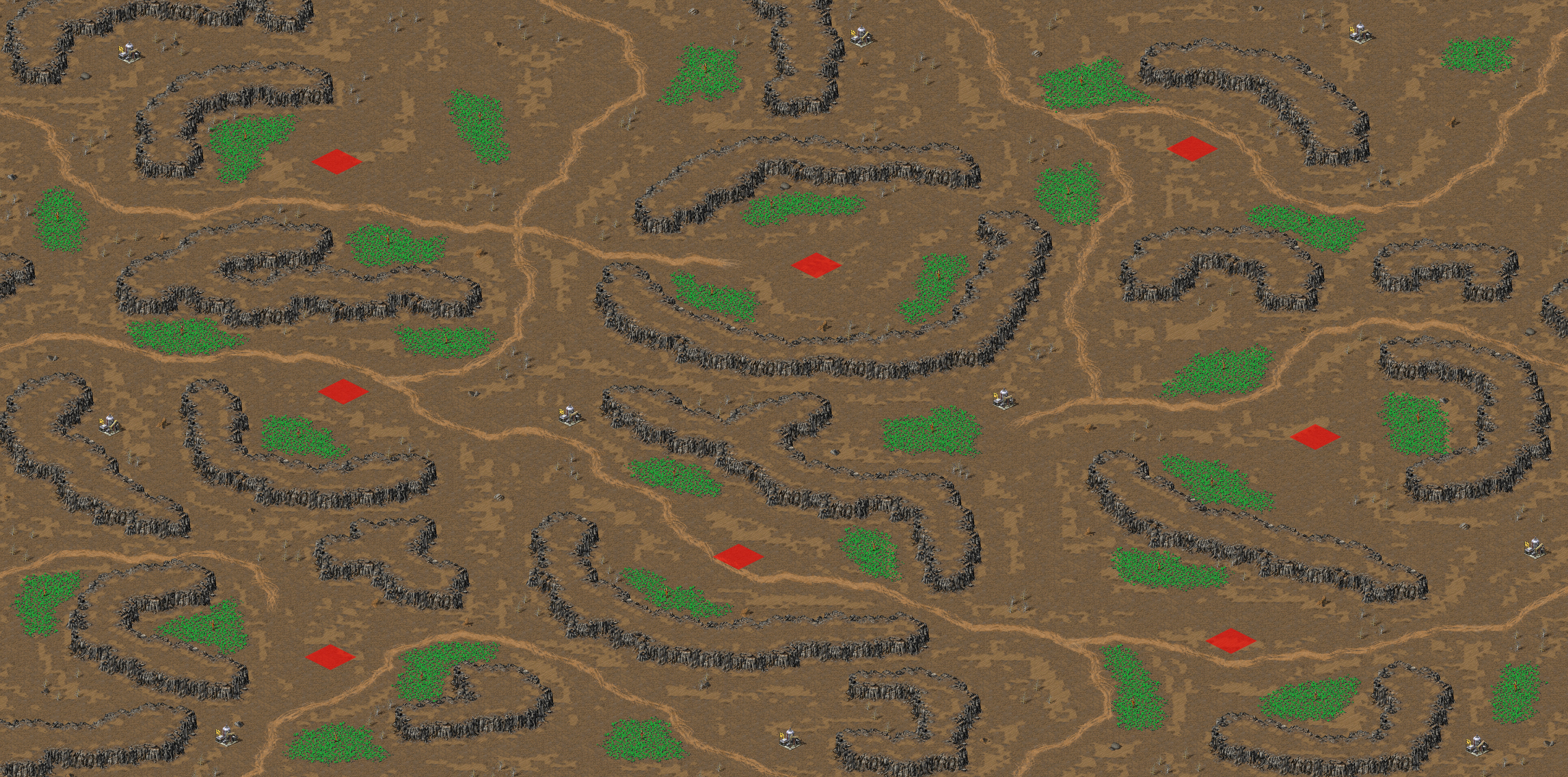 Rendered map: (8) Exhausted Onslaught
