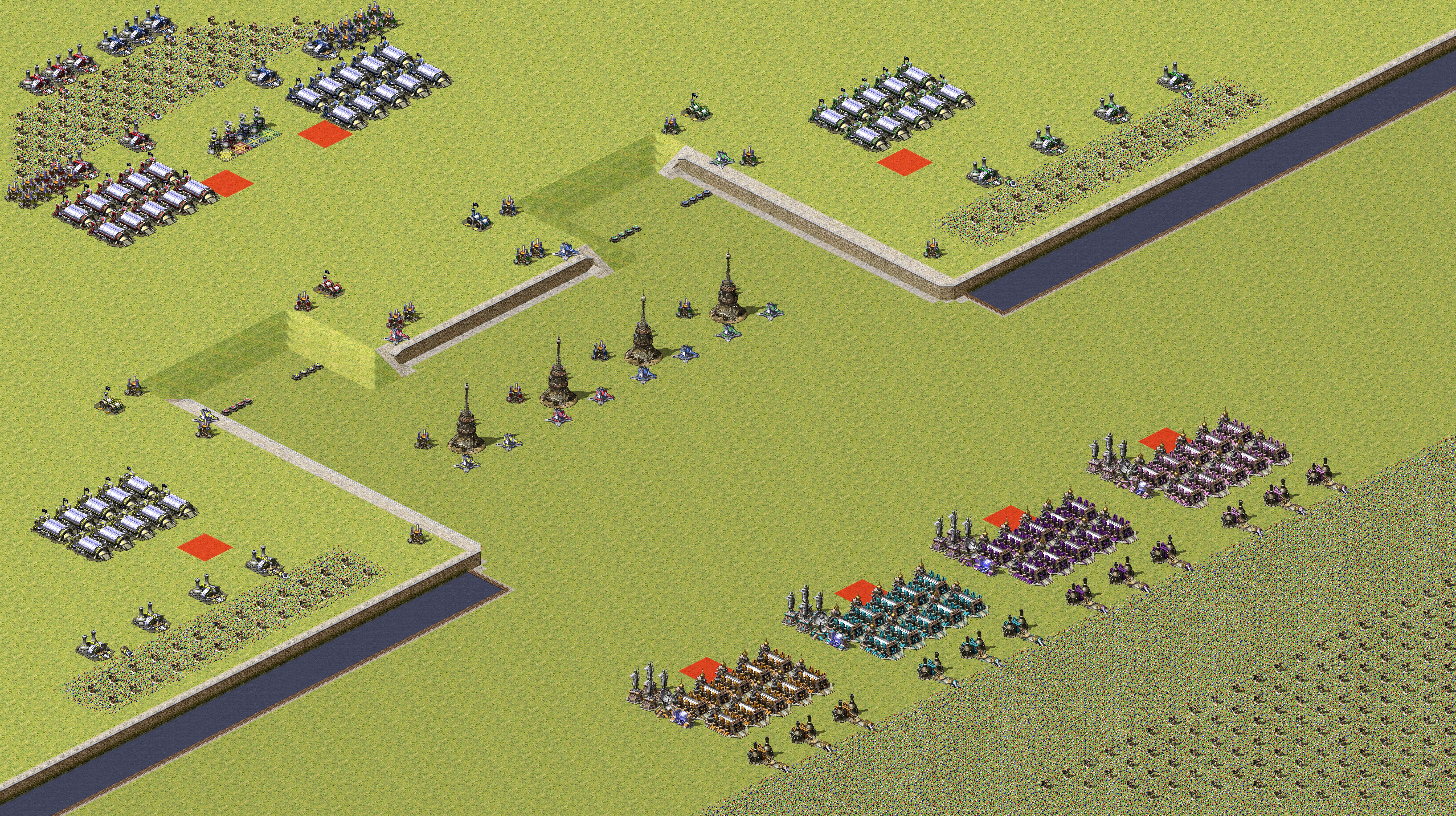Rendered map: 4 France 4 Iraq Fortress
