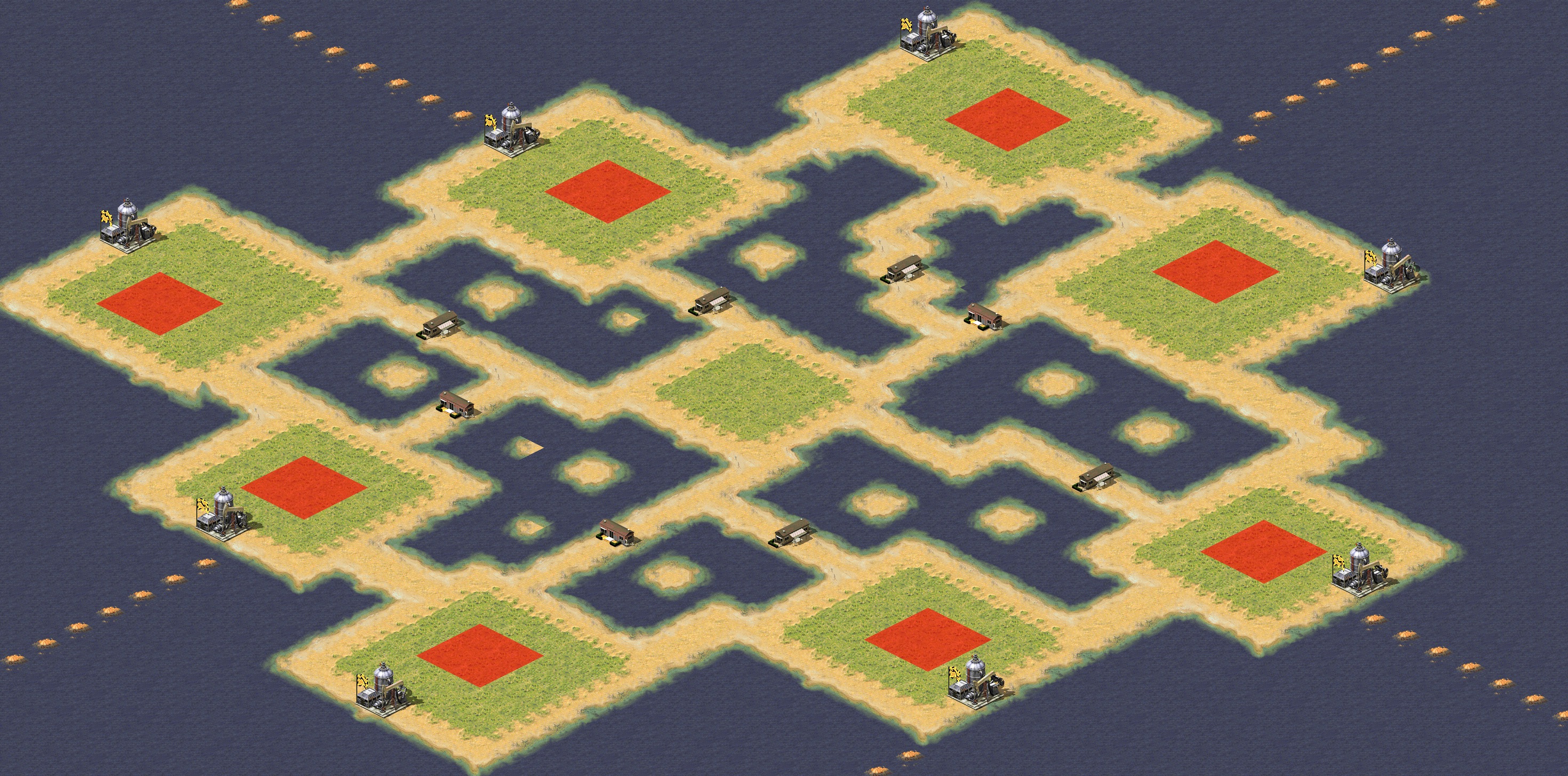 Rendered map: Patch of Land Balanced
