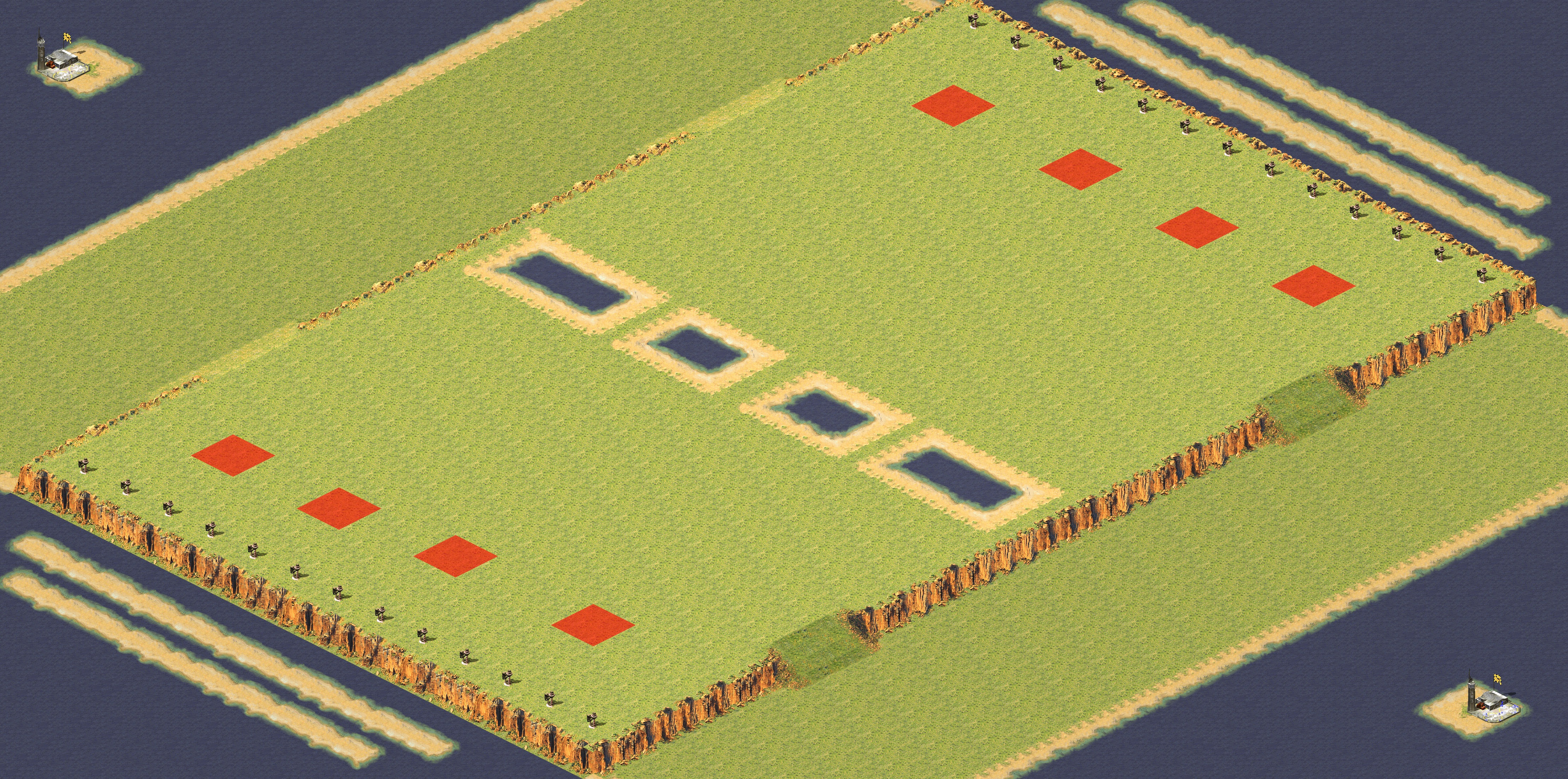Rendered map: Highland Poor 4v4