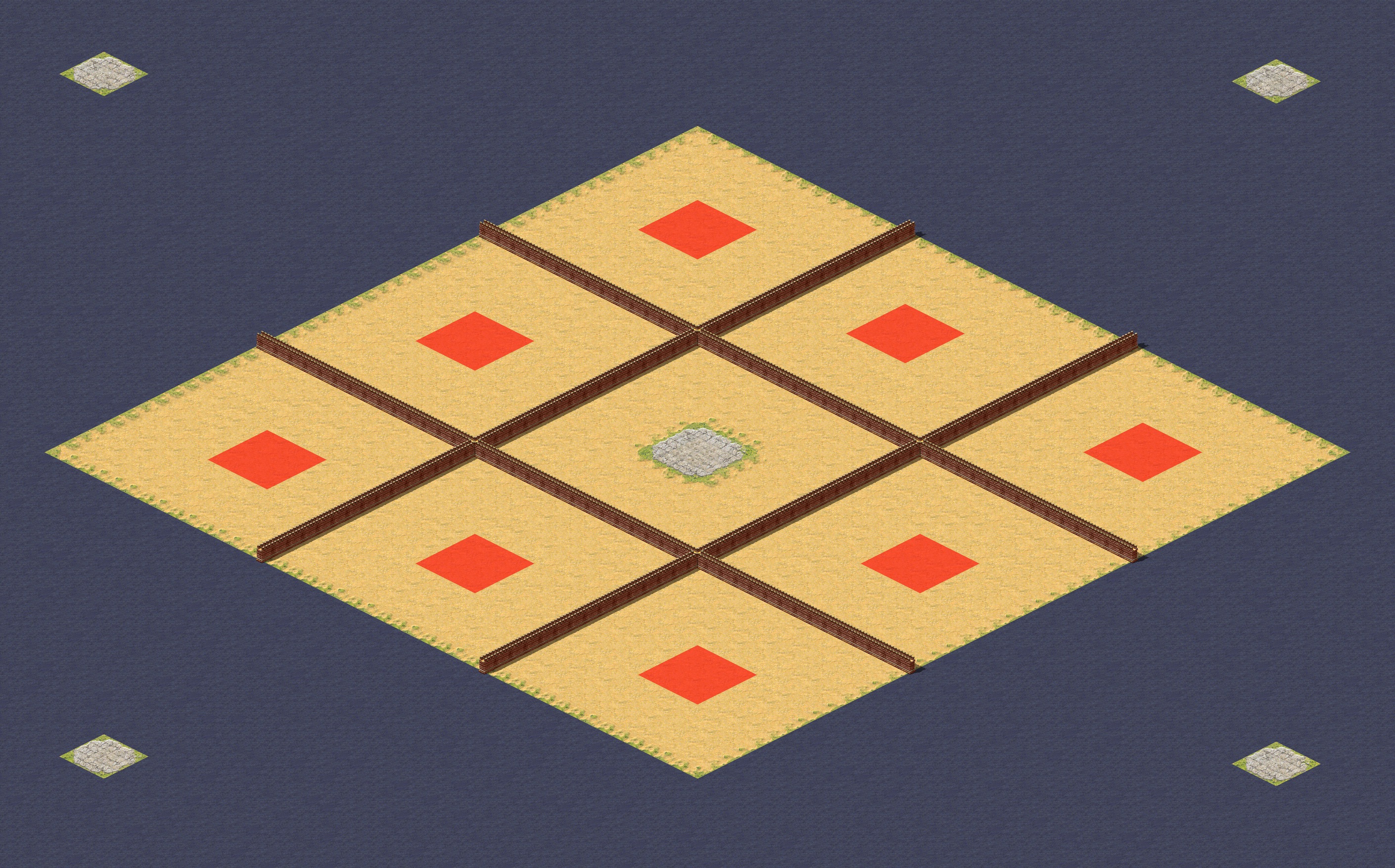 Rendered map: Tank Patch of Land (Flag)