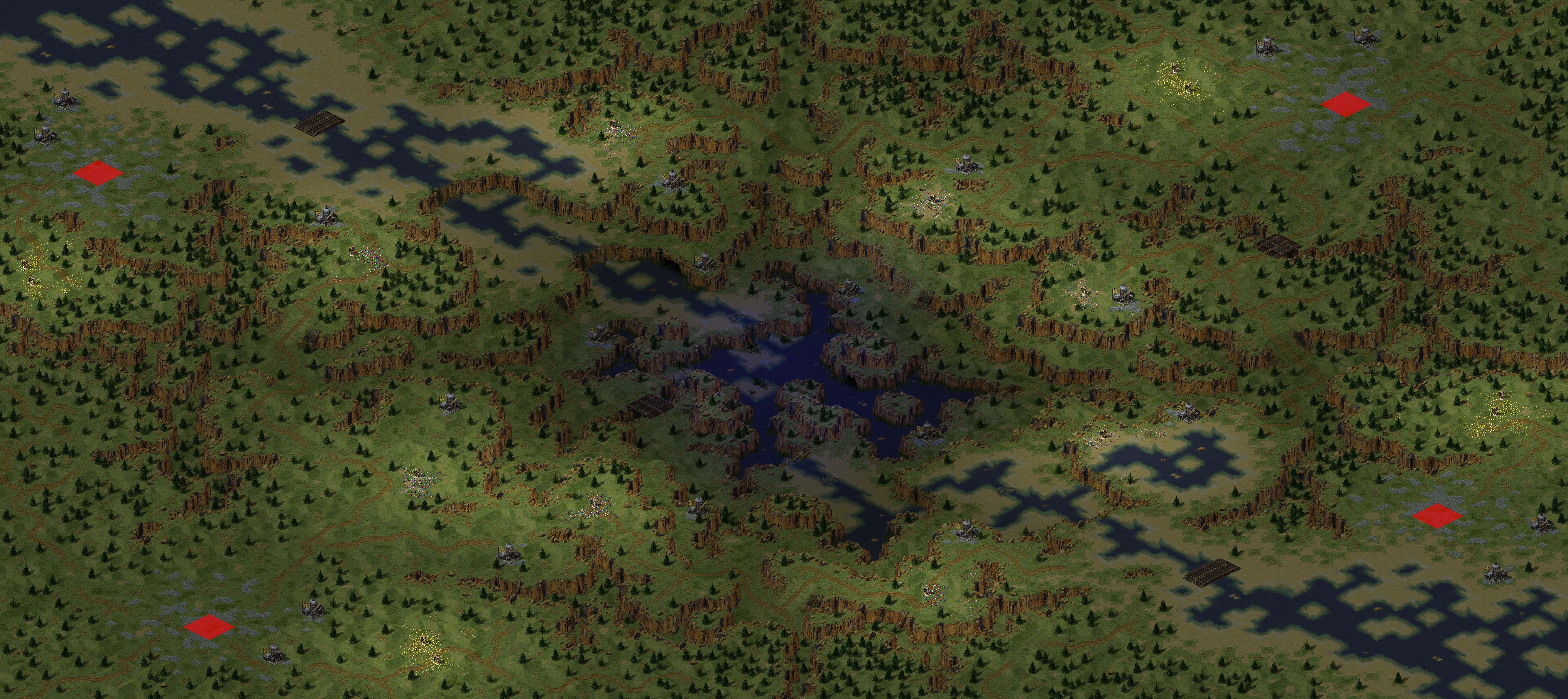 Rendered map: The scars of the earth (2-4)