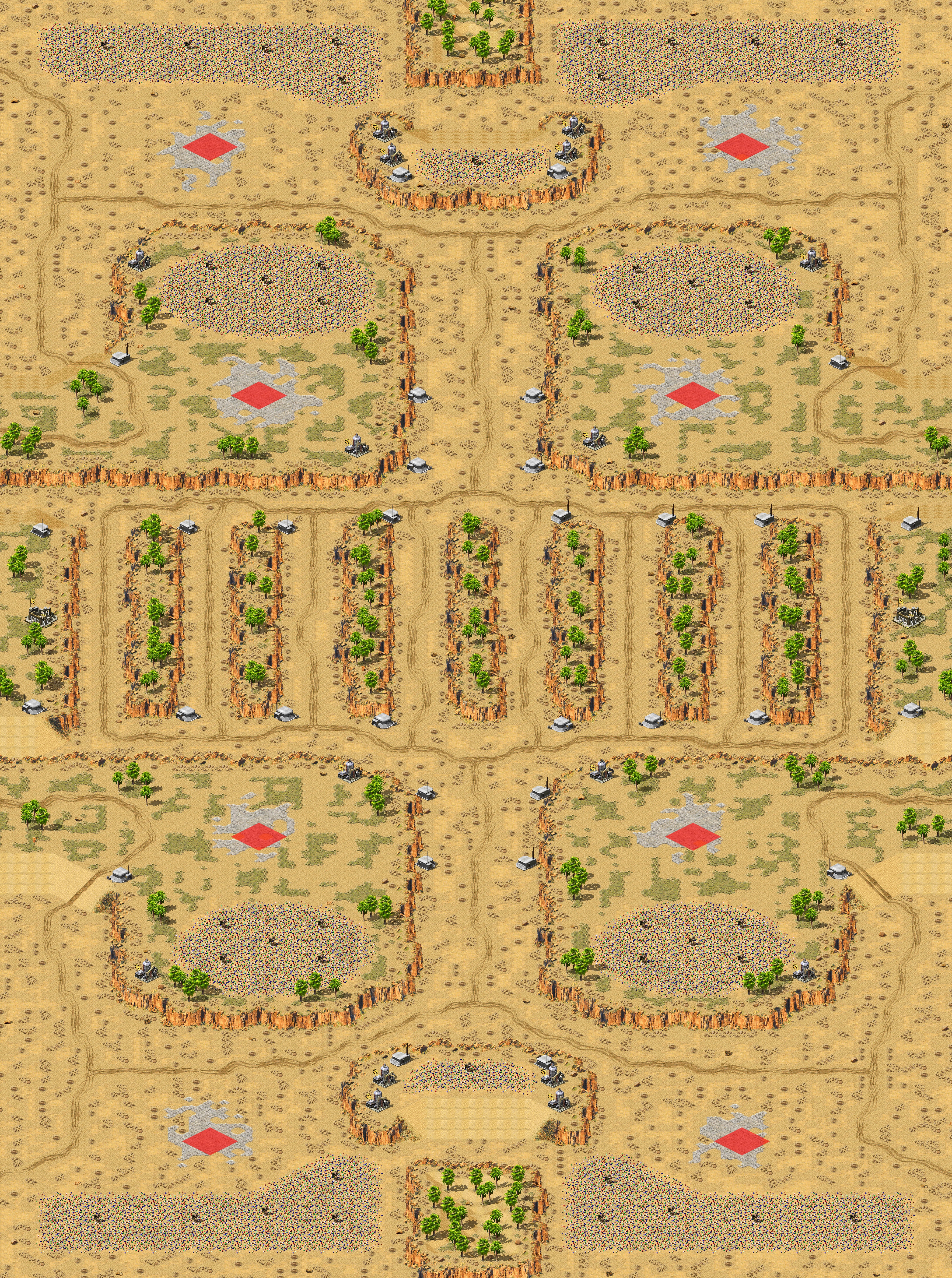 Rendered map: Countryside