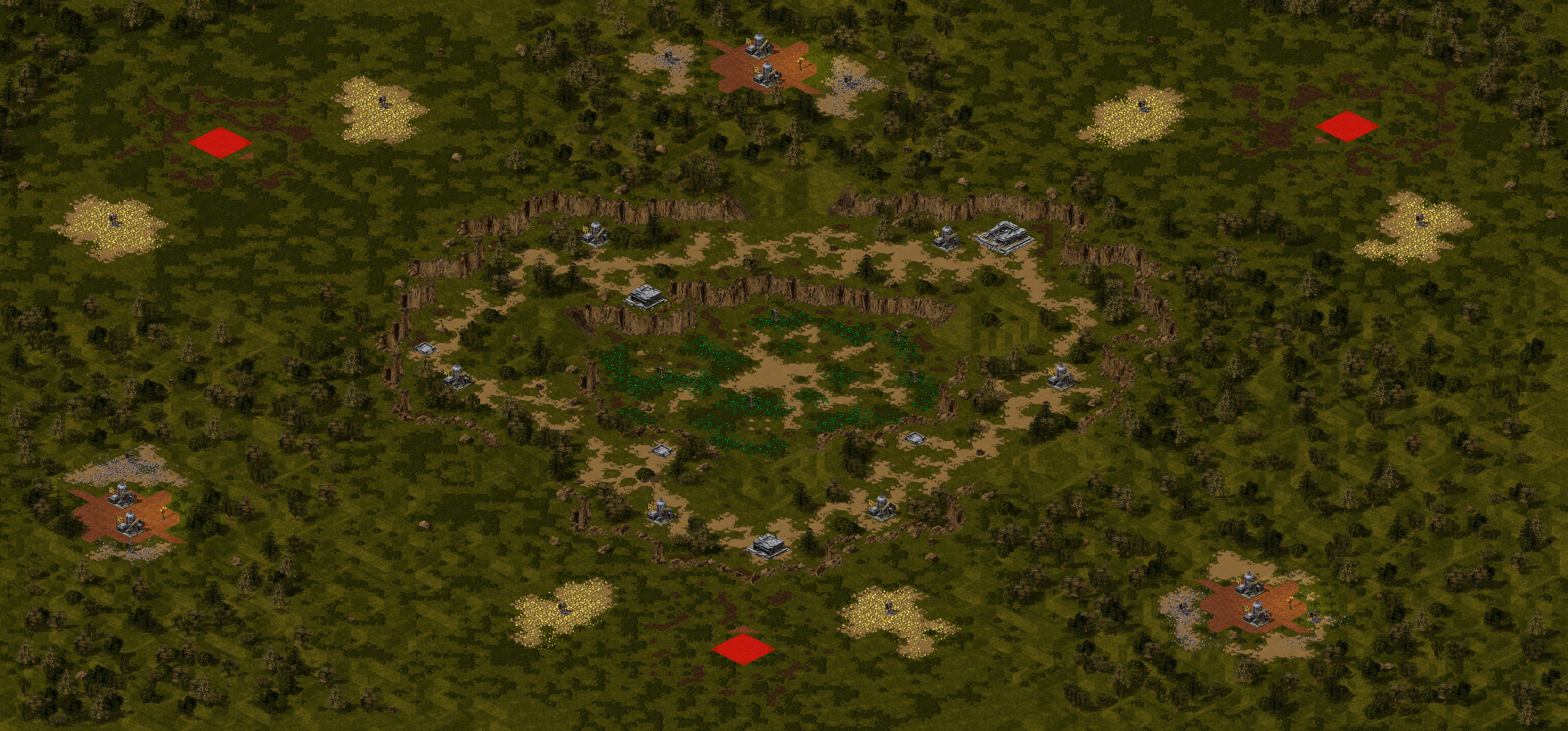 Rendered map: Mystery Town